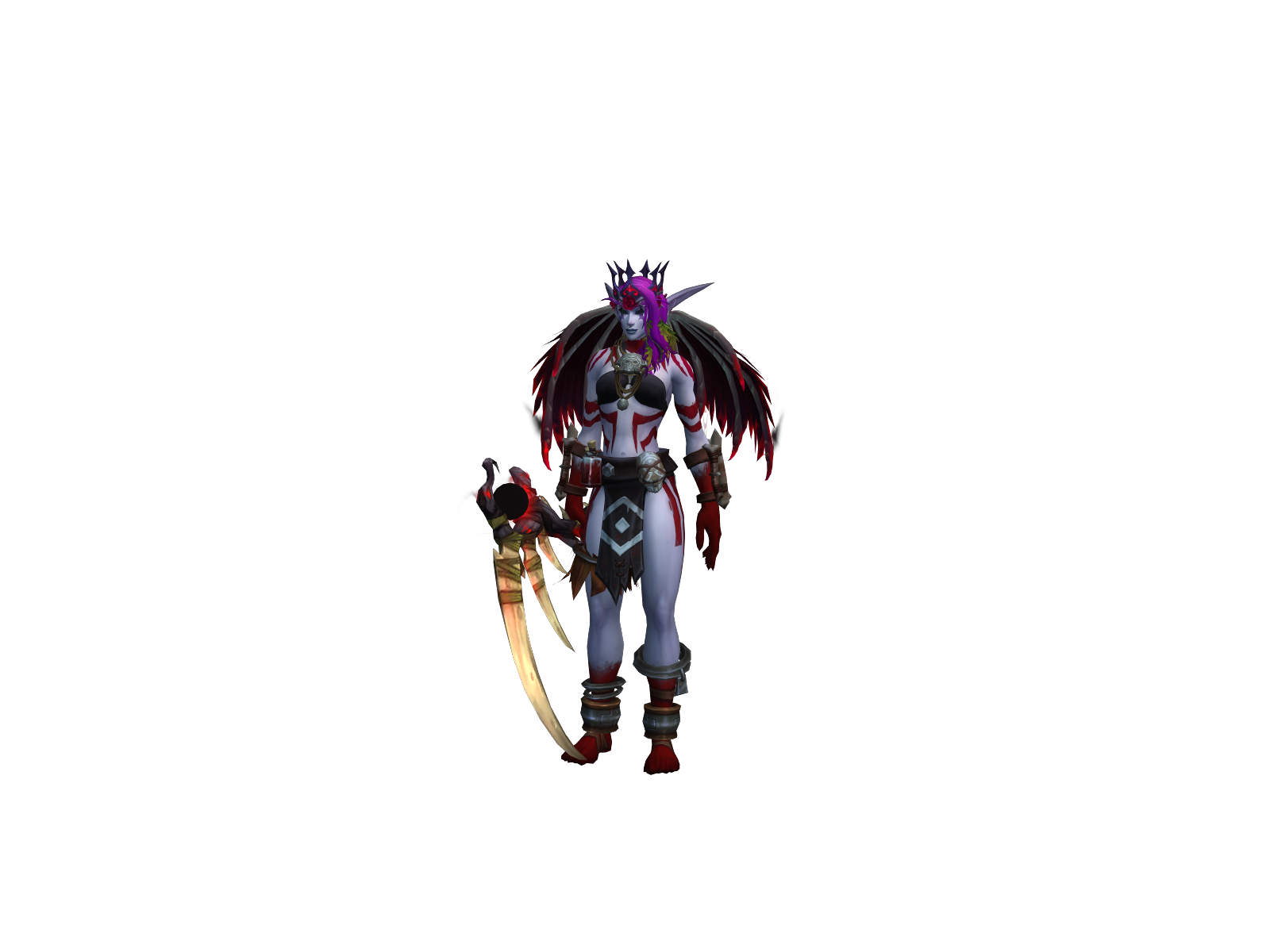 kaledrys 3D character render