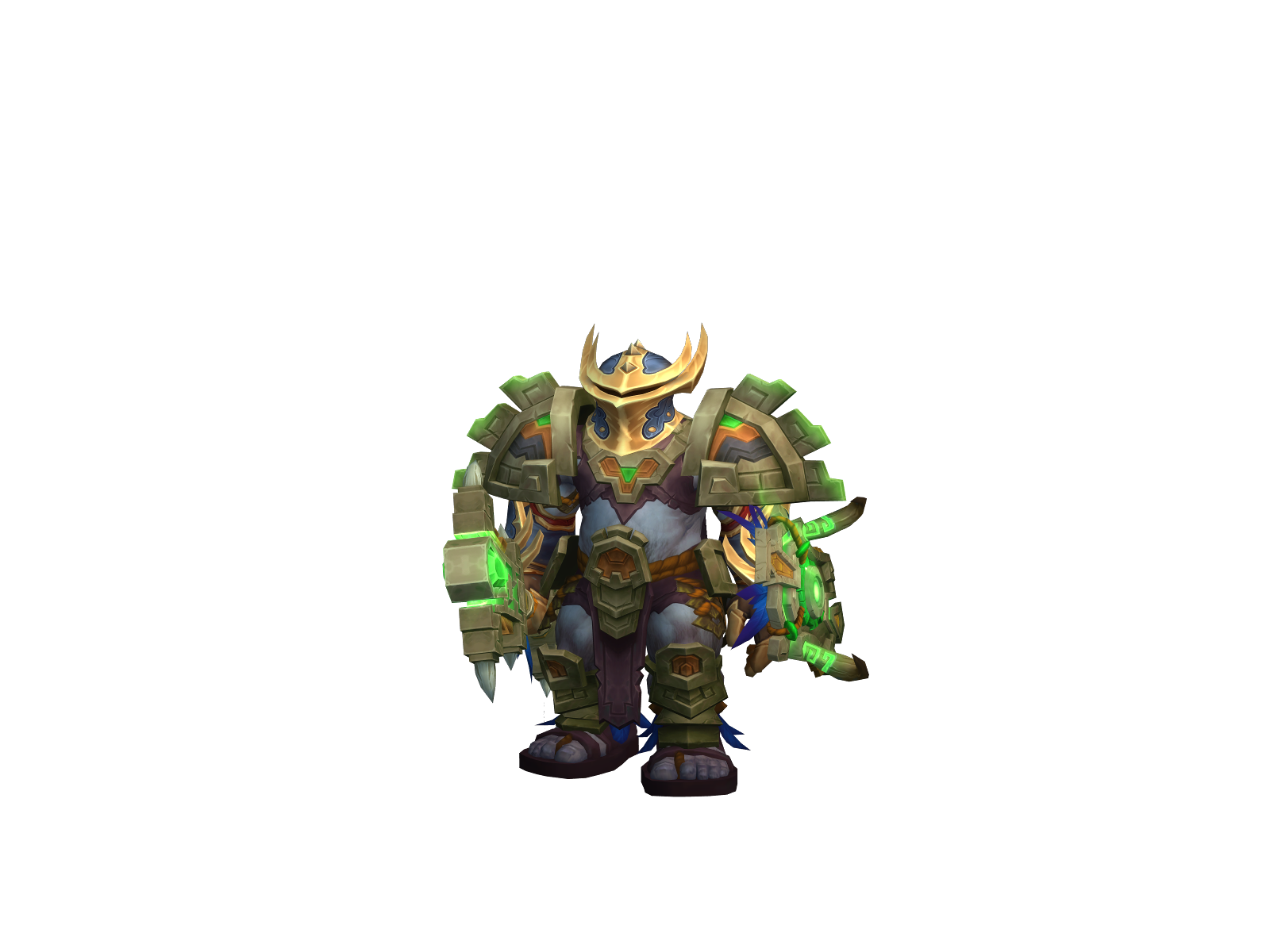 Deucalybless 3D character render