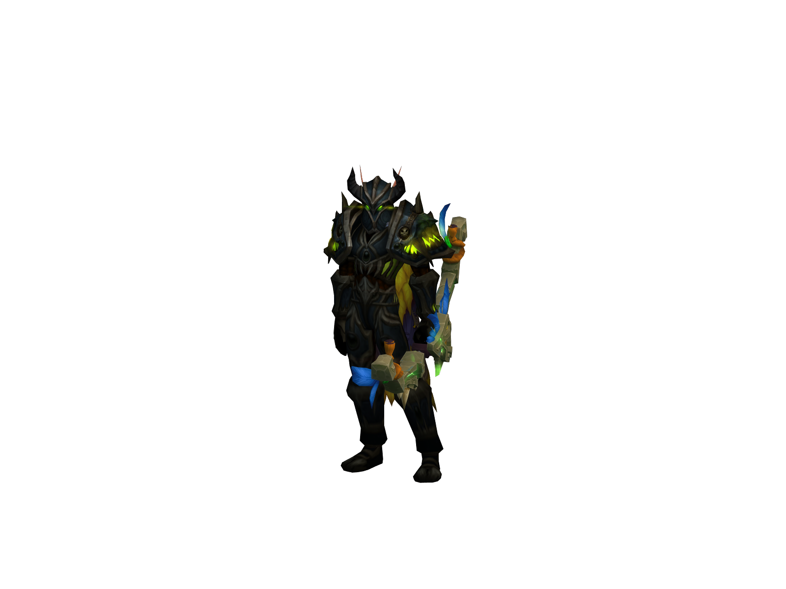 Greensnake 3D character render
