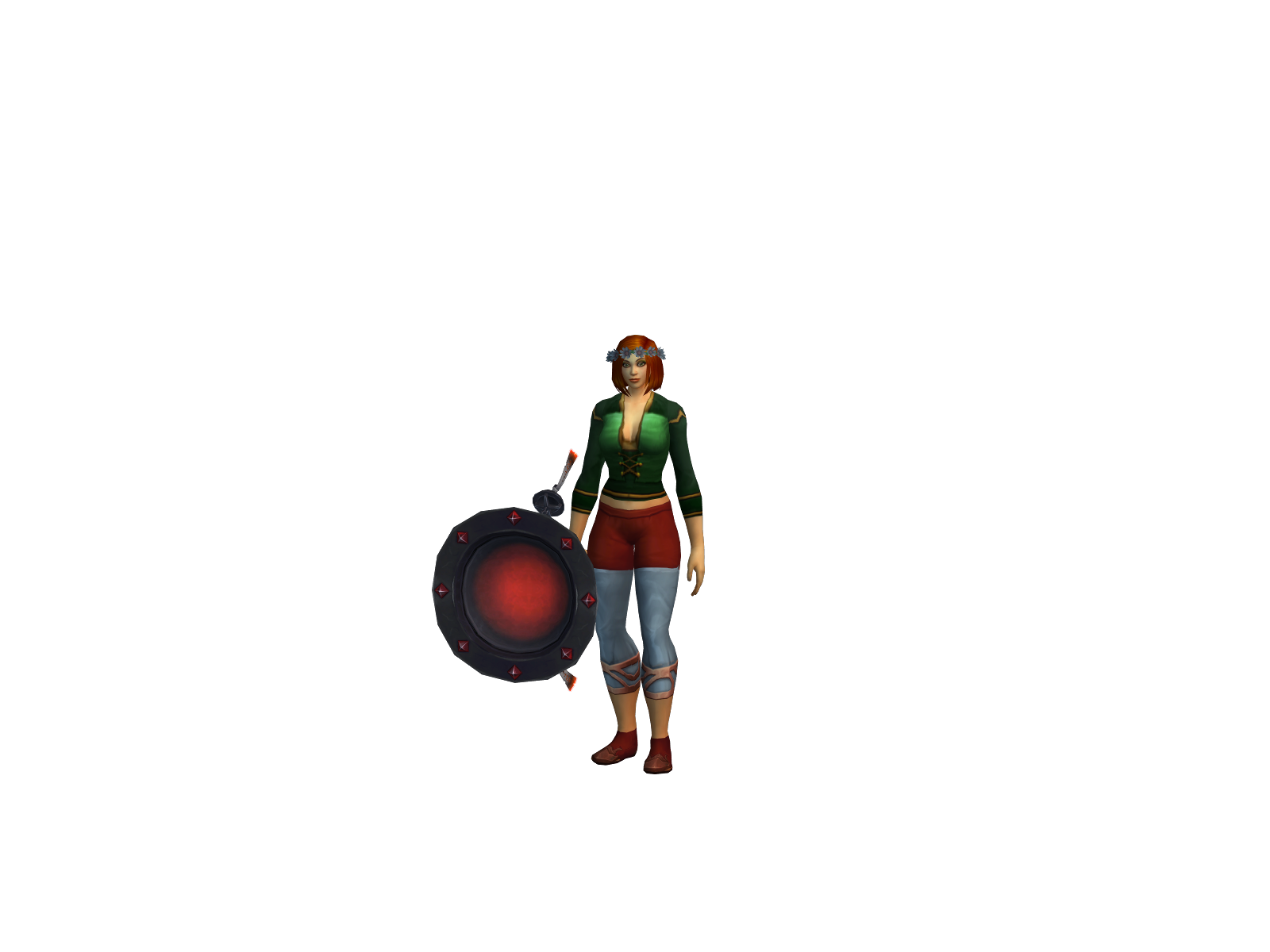 Sháni 3D character render