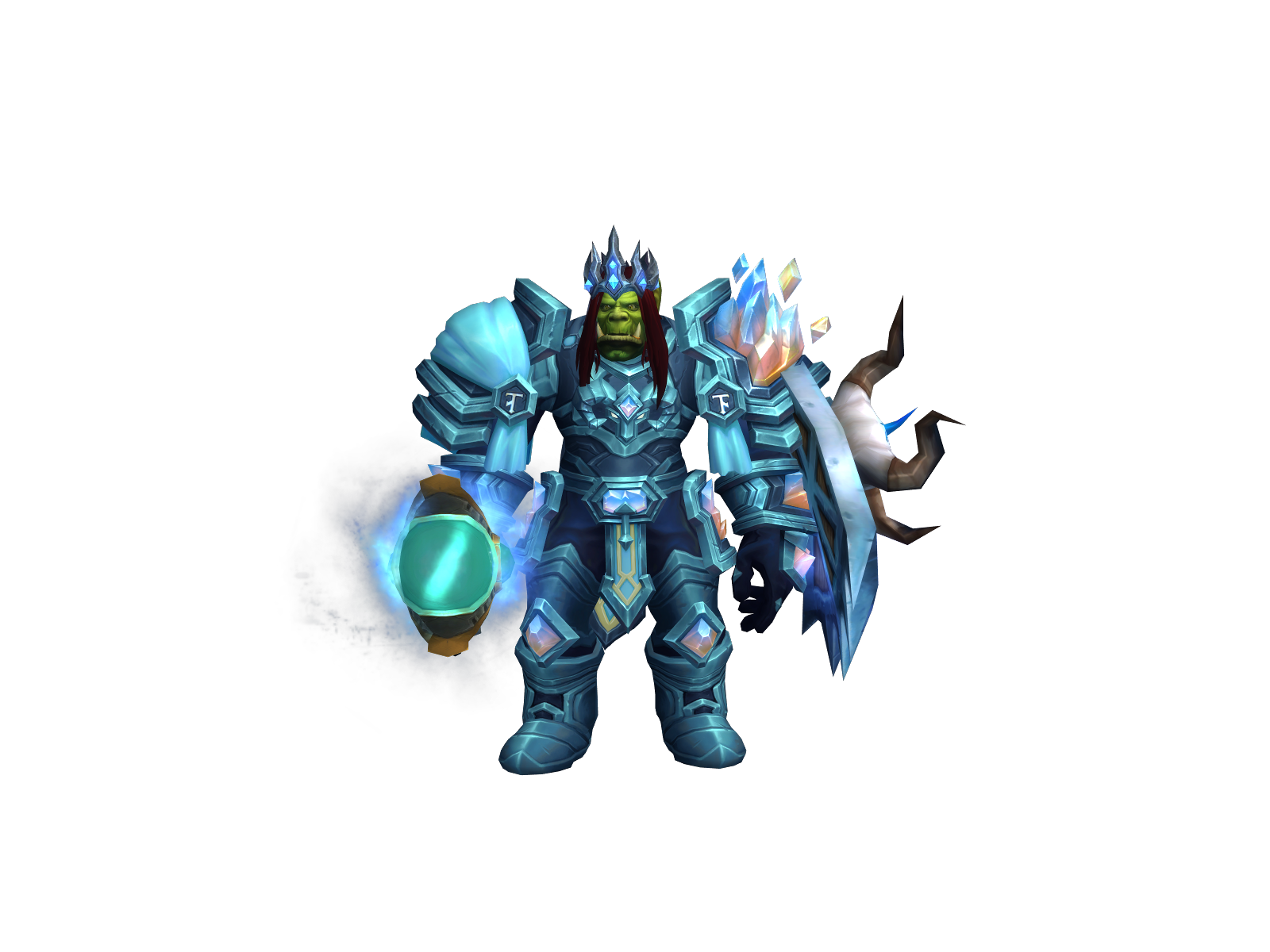 Poseidon 3D character render