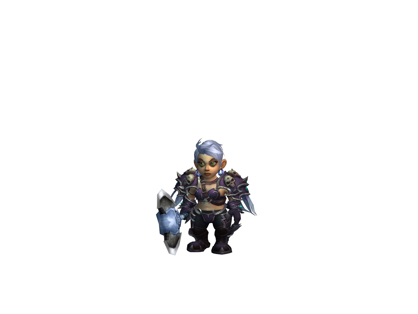 Overpower 3D character render