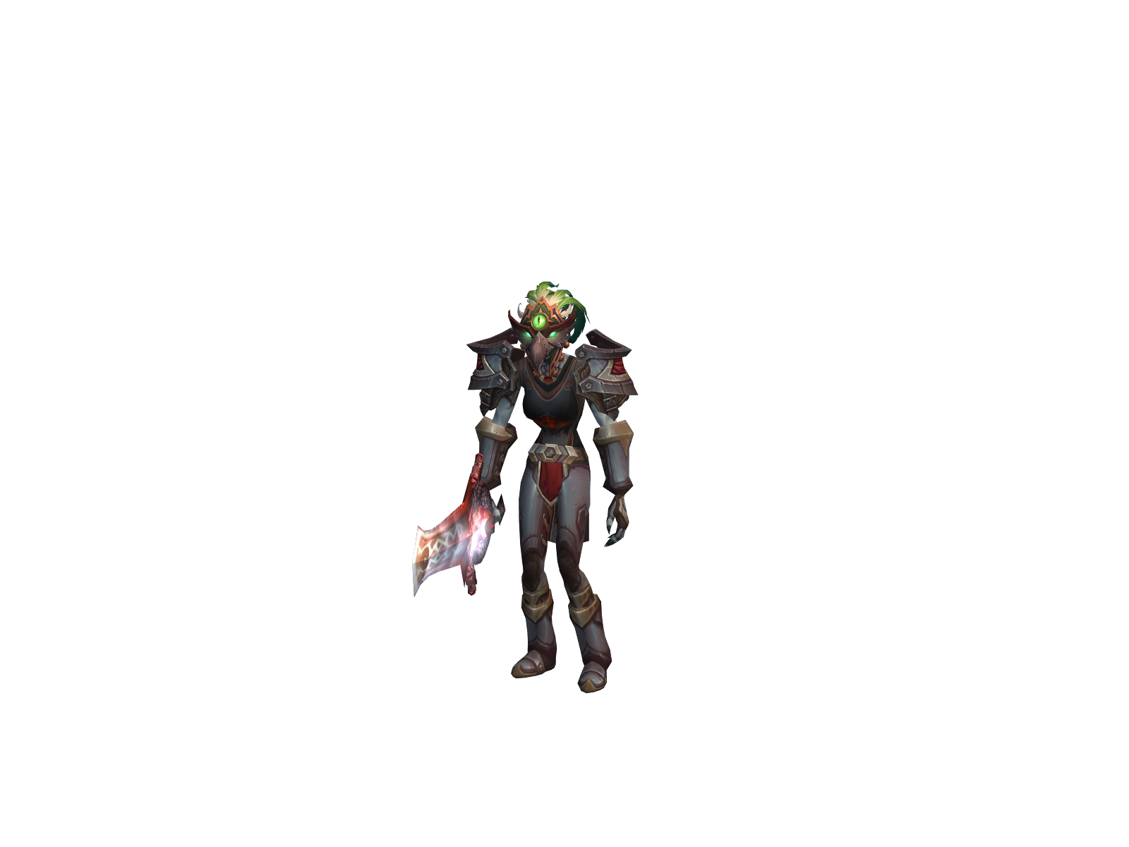 alunder 3D character render