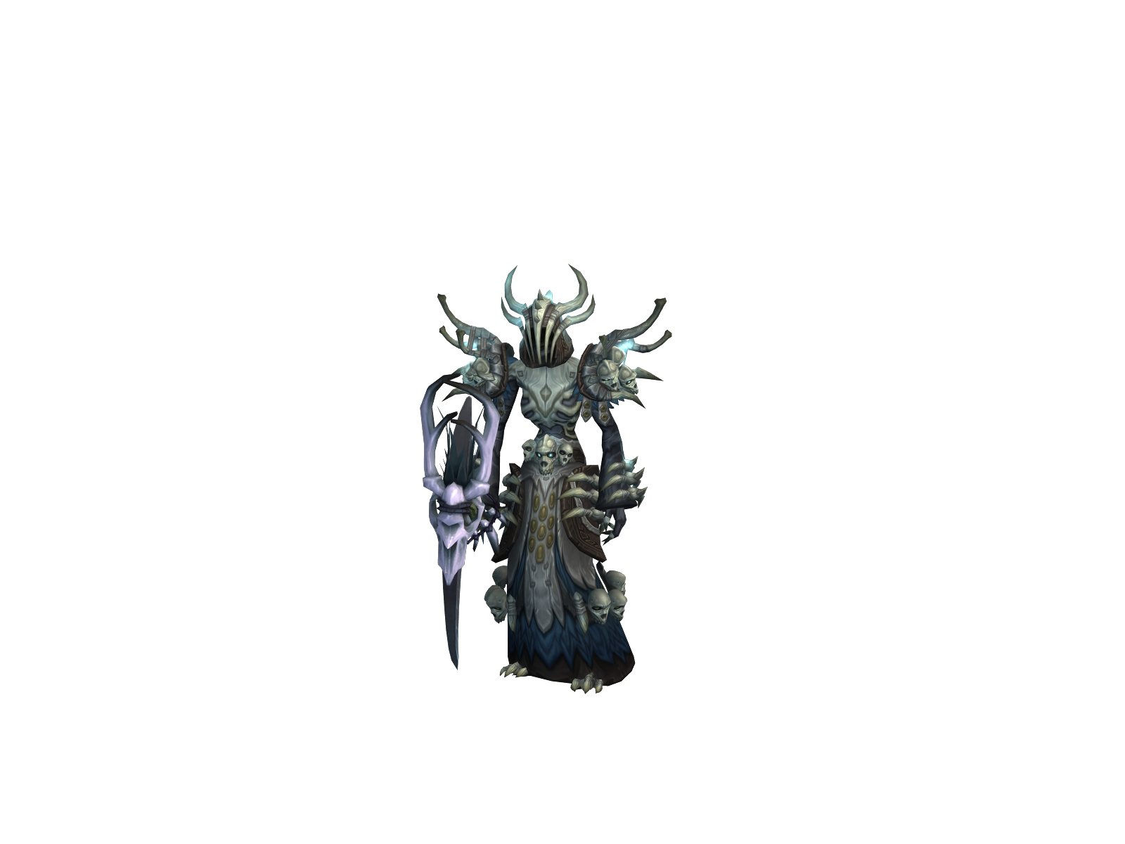Ázraél 3D character render