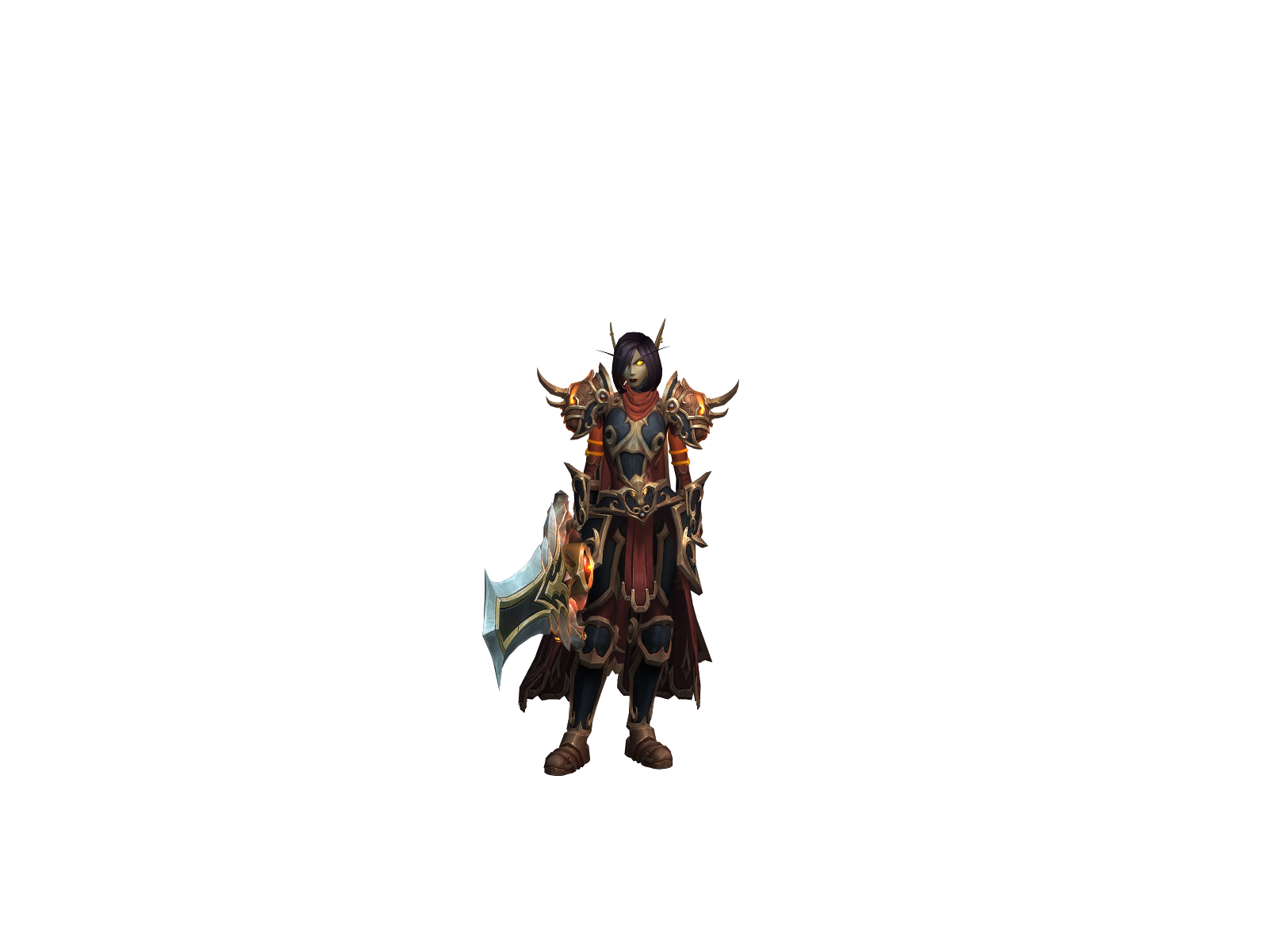 Ygrild 3D character render