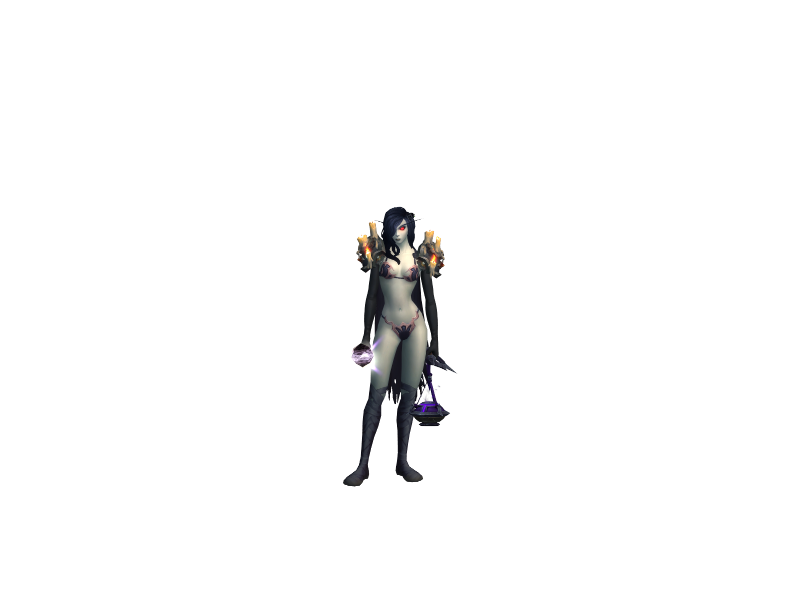 Néférata 3D character render