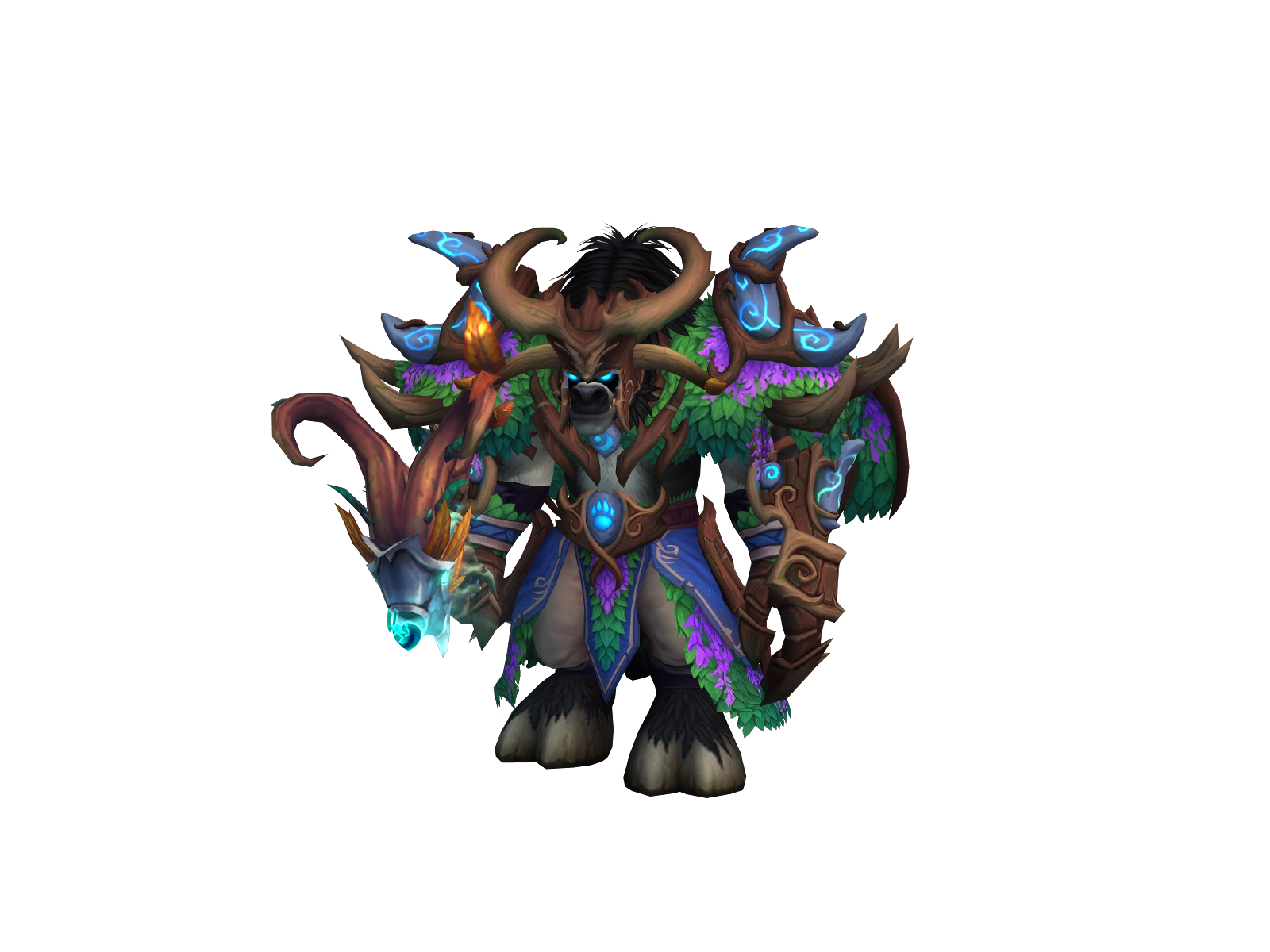 Growlou 3D character render