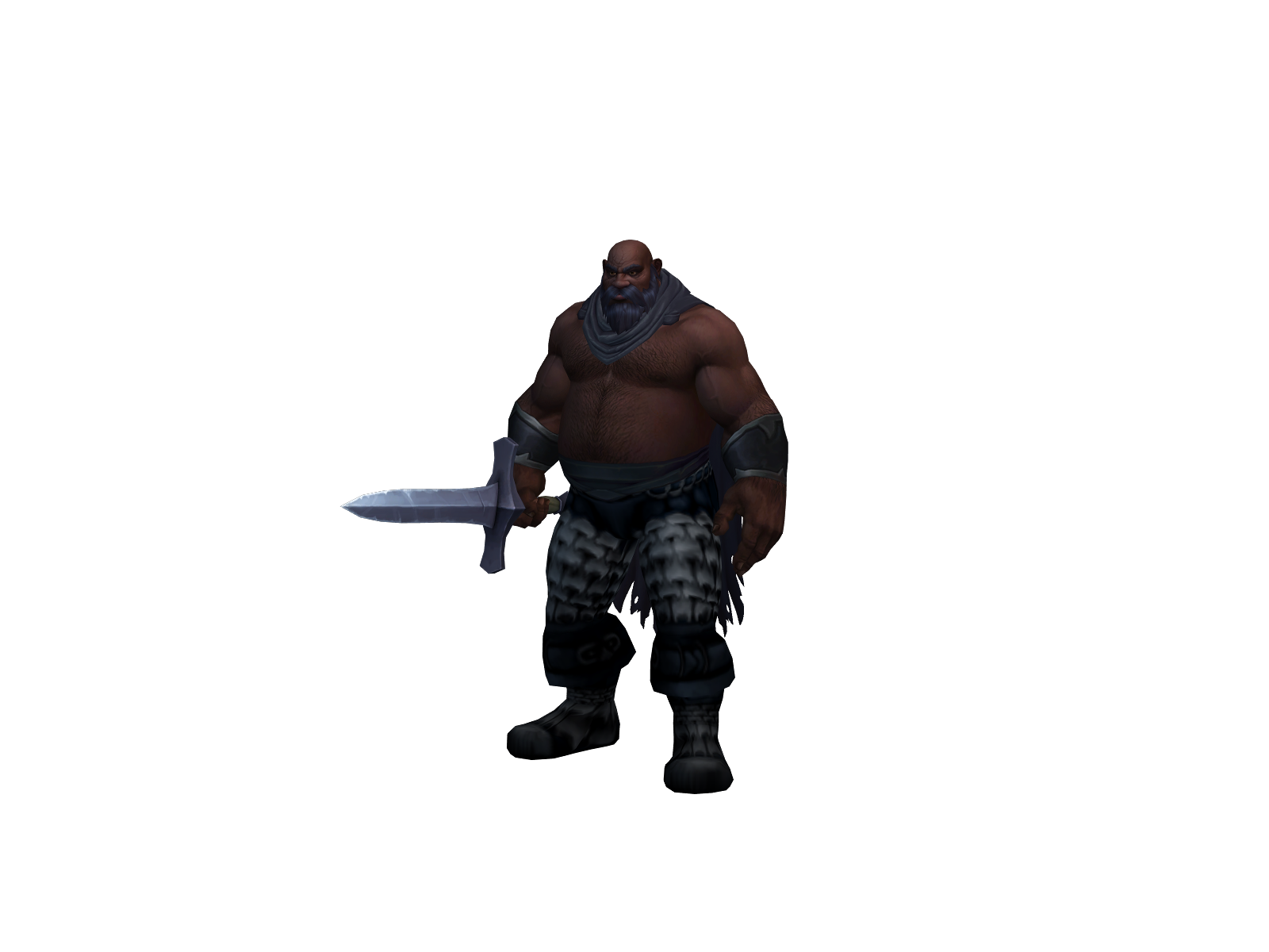 Golïath 3D character render
