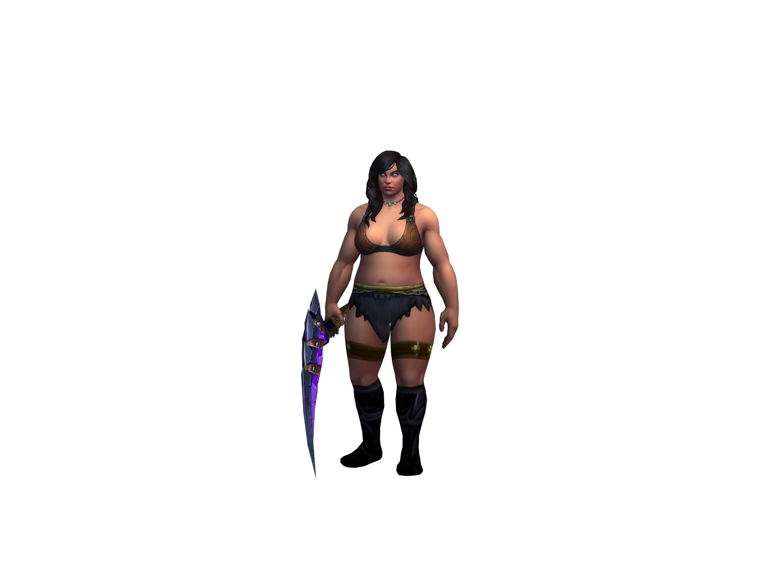 Mègaira 3D character render