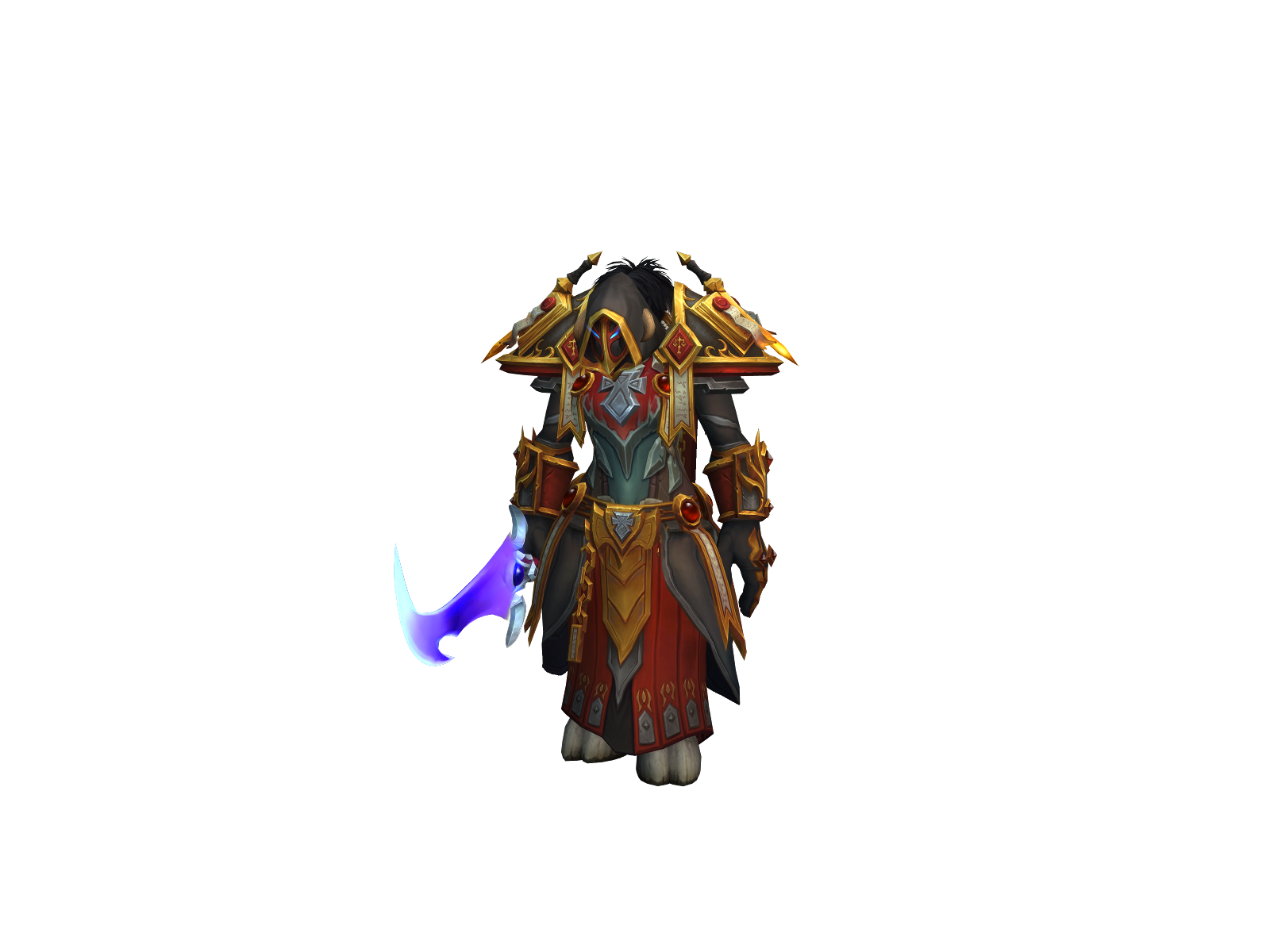 Fleckige 3D character render