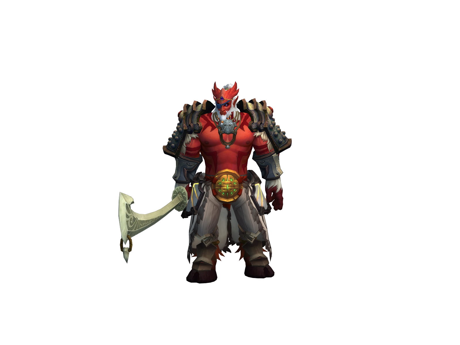 Shaiso 3D character render