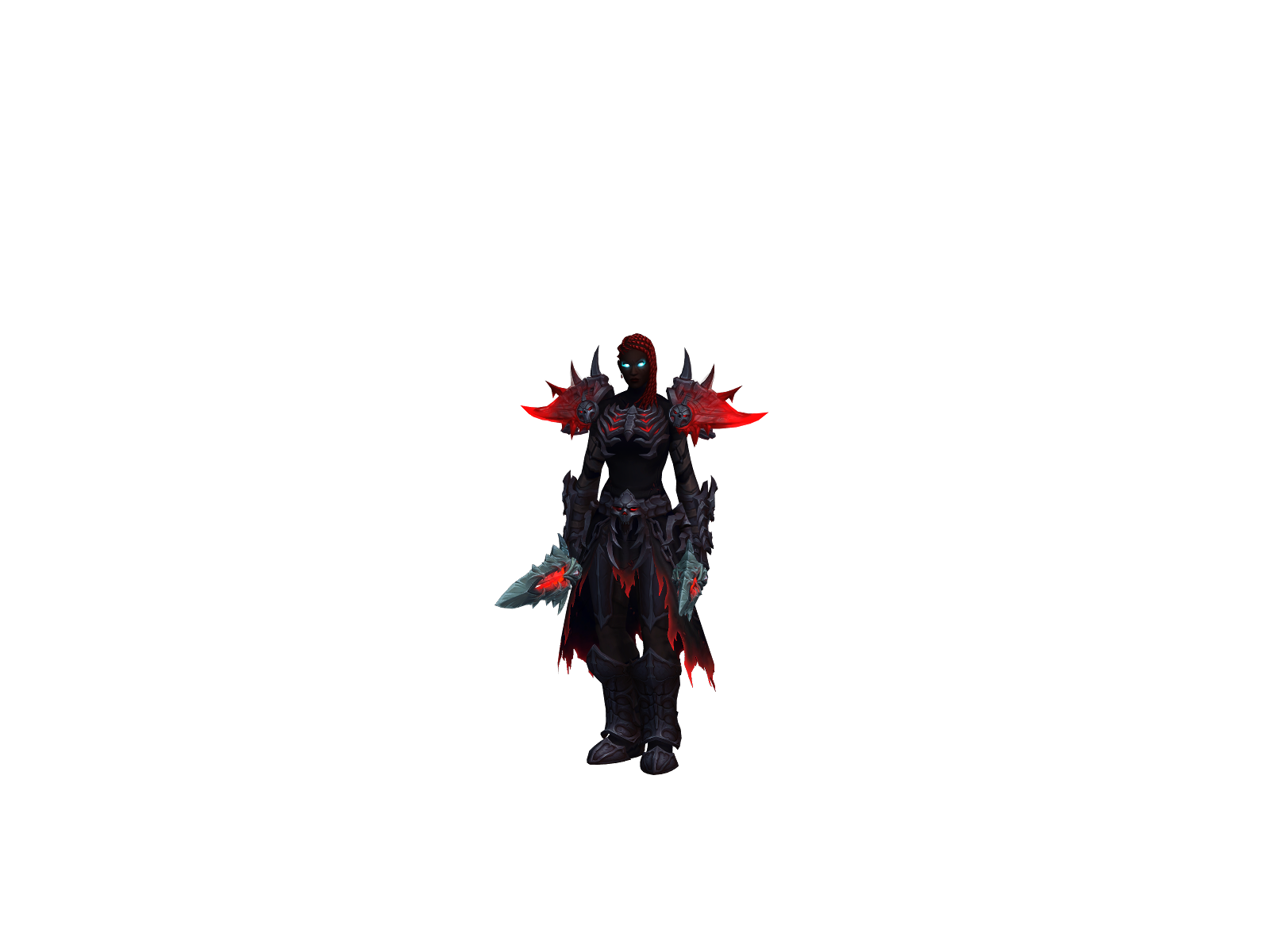 Azaela 3D character render
