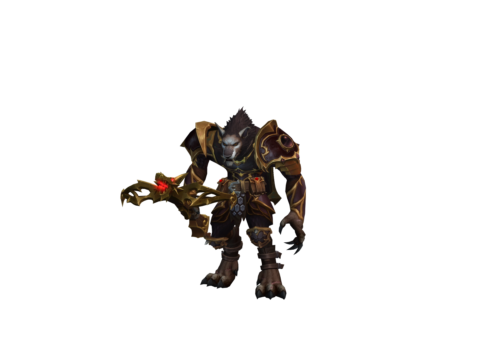 Zyron 3D character render