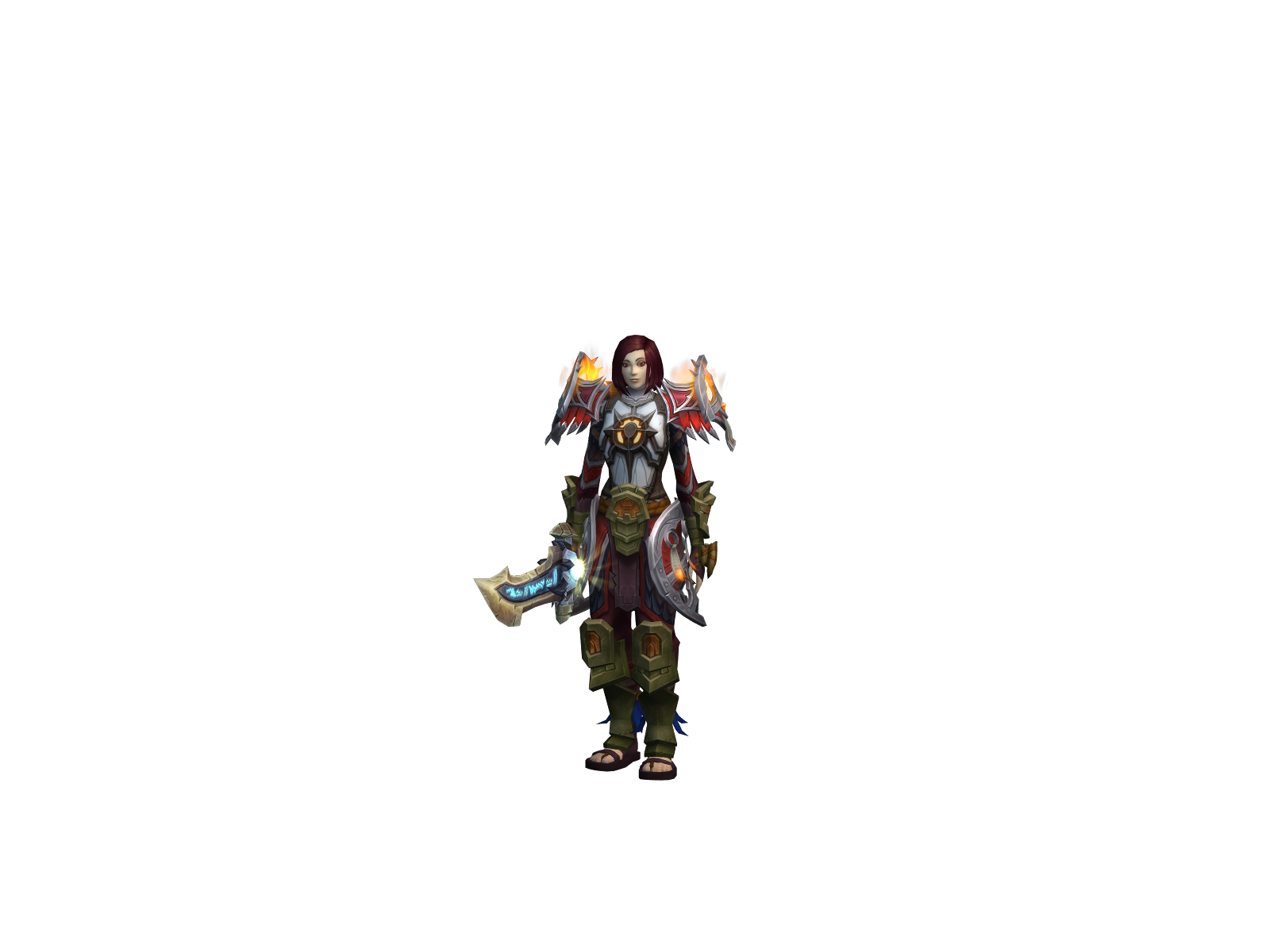 Clarire 3D character render