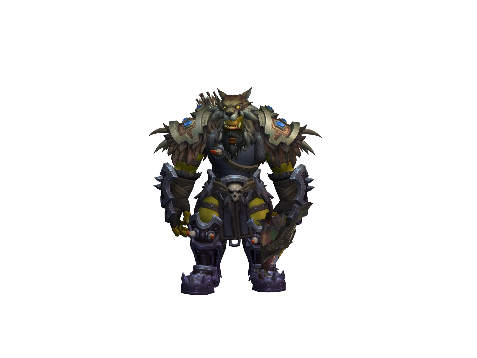 Auzt 3D character render
