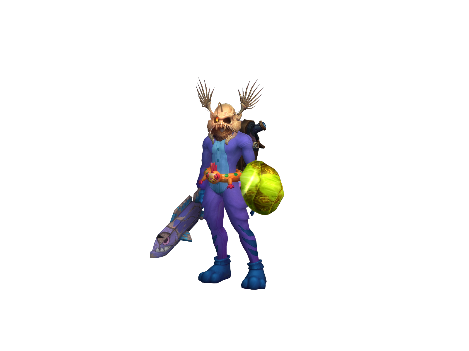 Badmax 3D character render