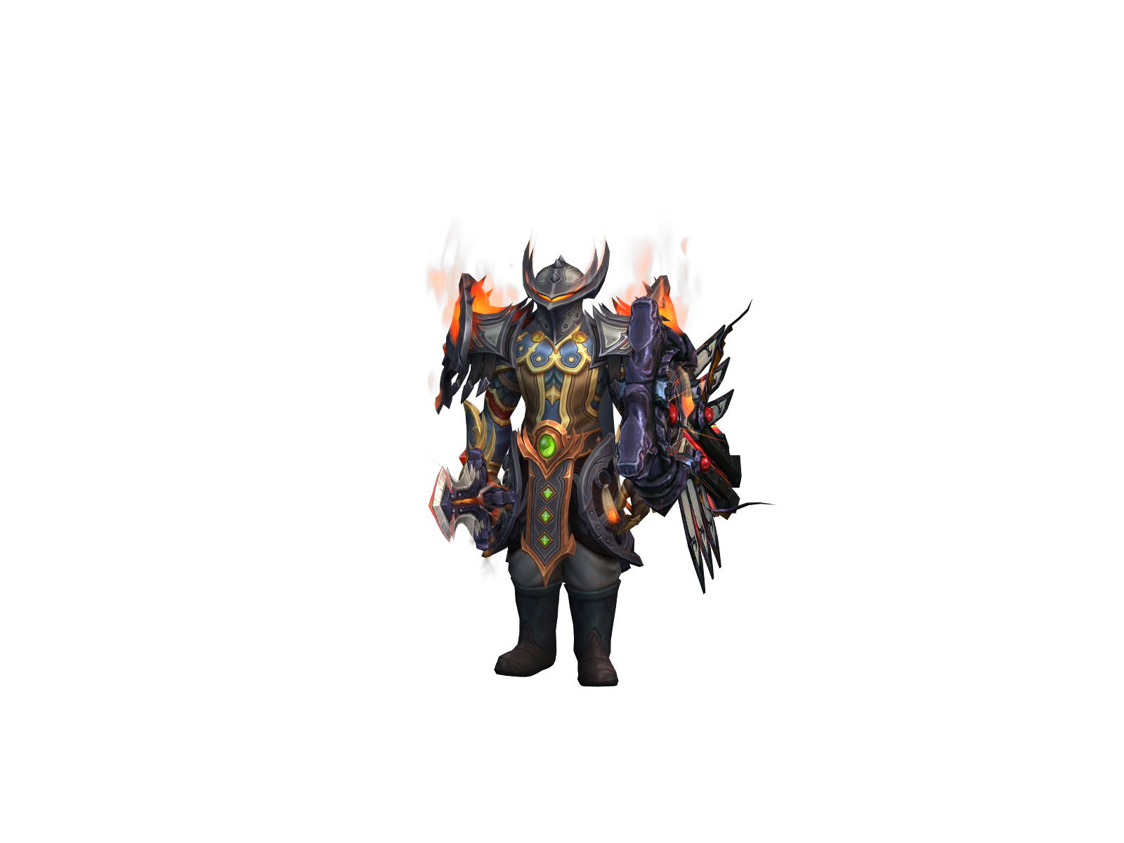 Heliorion 3D character render