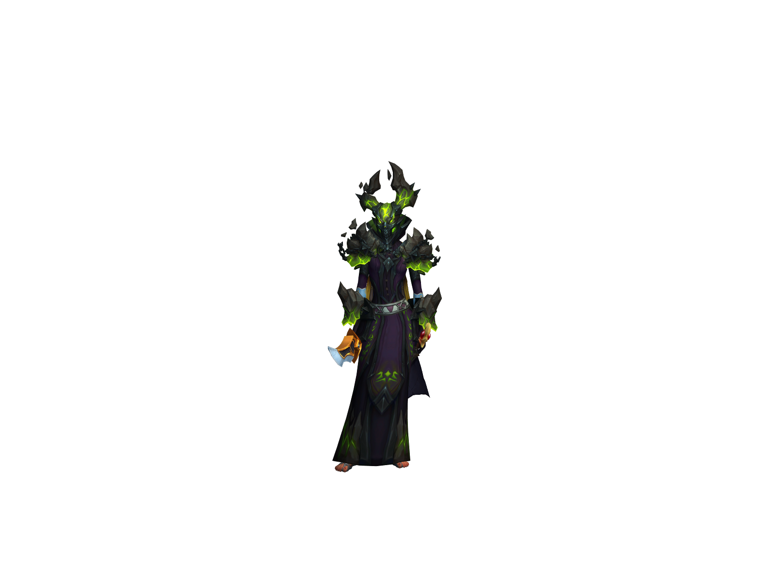 Meliella 3D character render