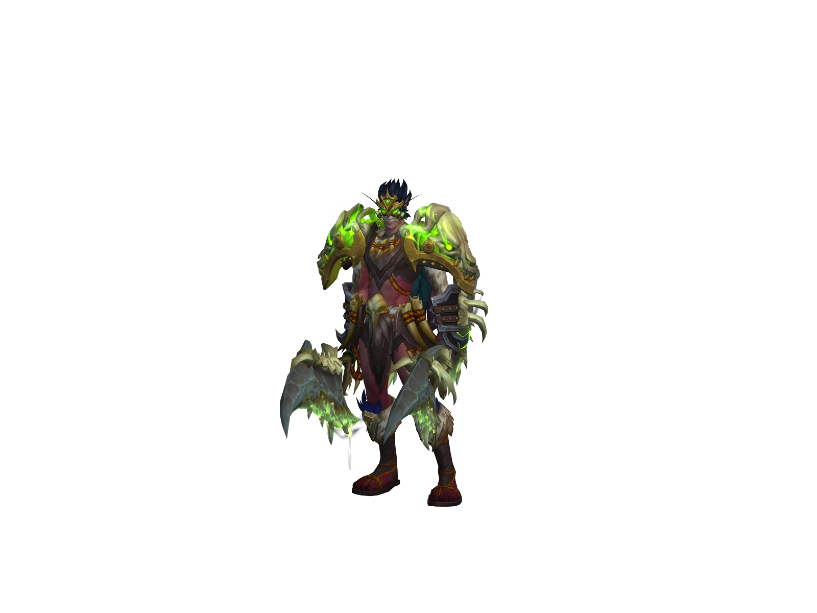 Rahback 3D character render