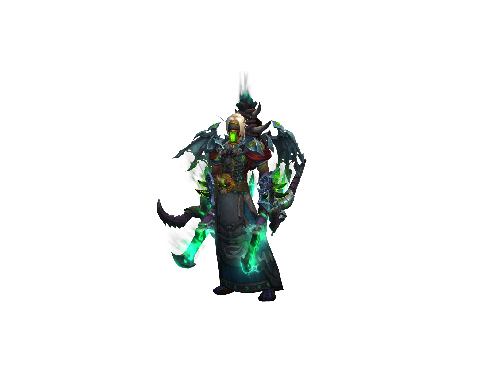 Spiraldemon 3D character render