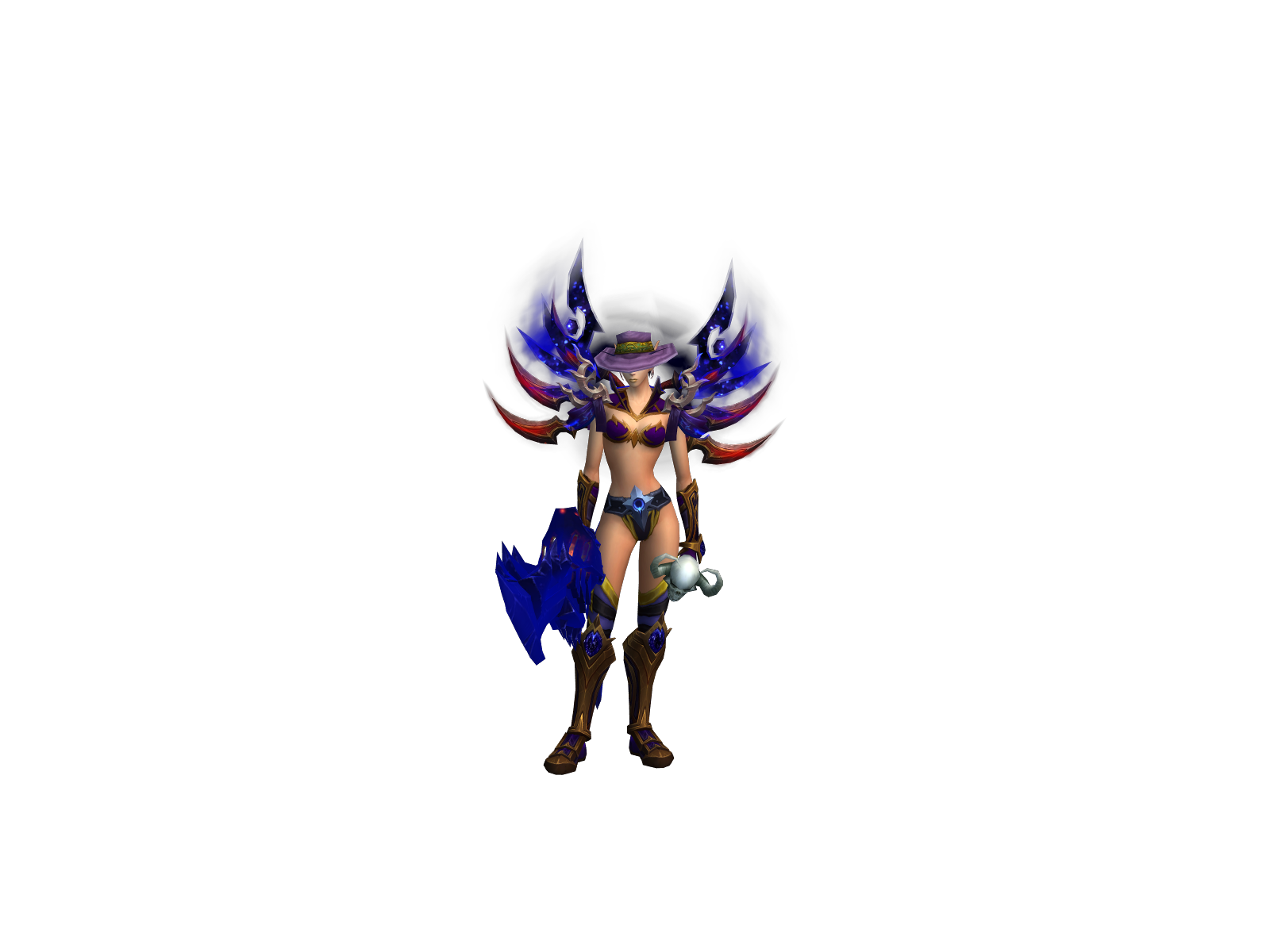 Crystalynni 3D character render