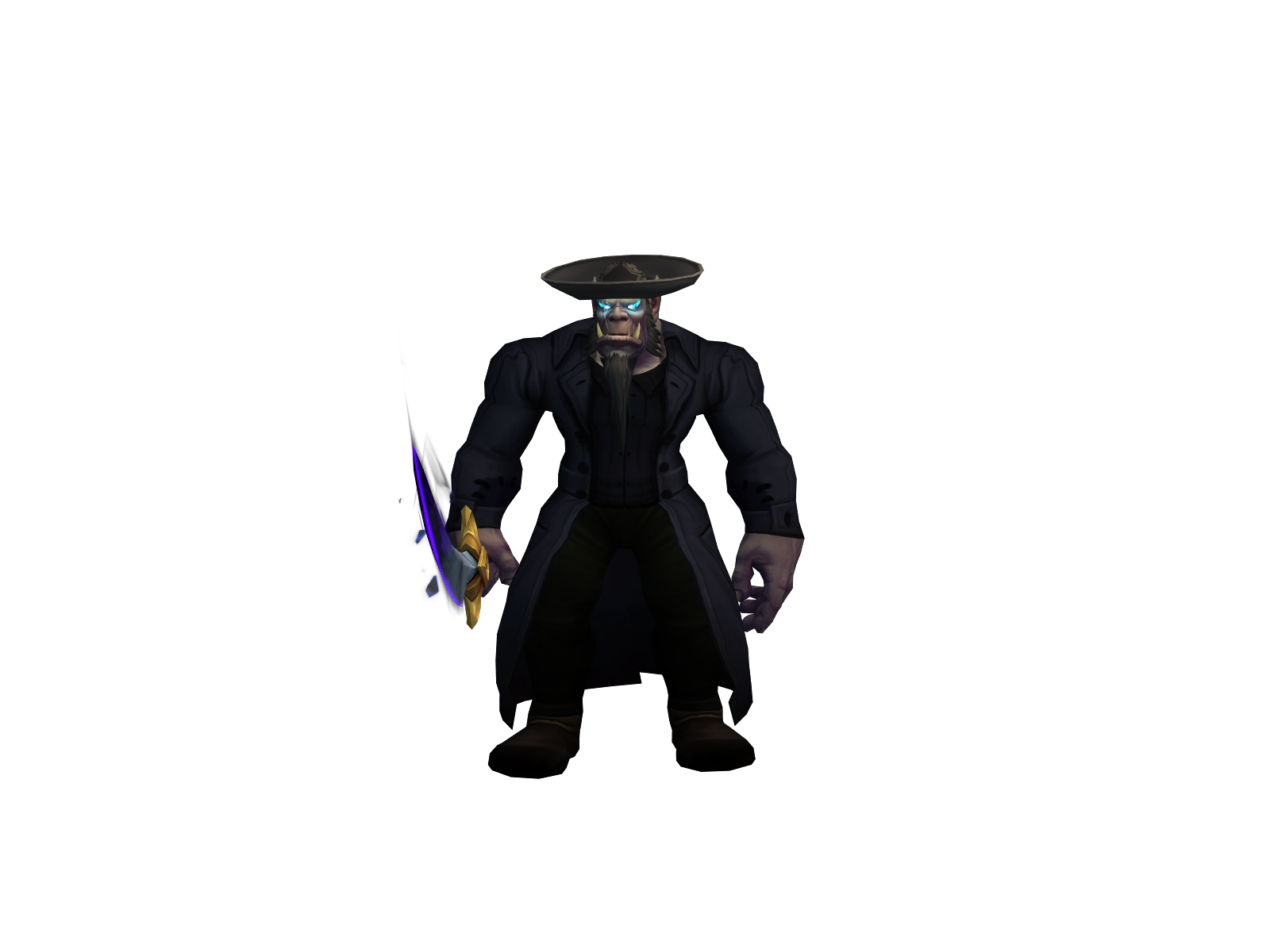 Braktol 3D character render