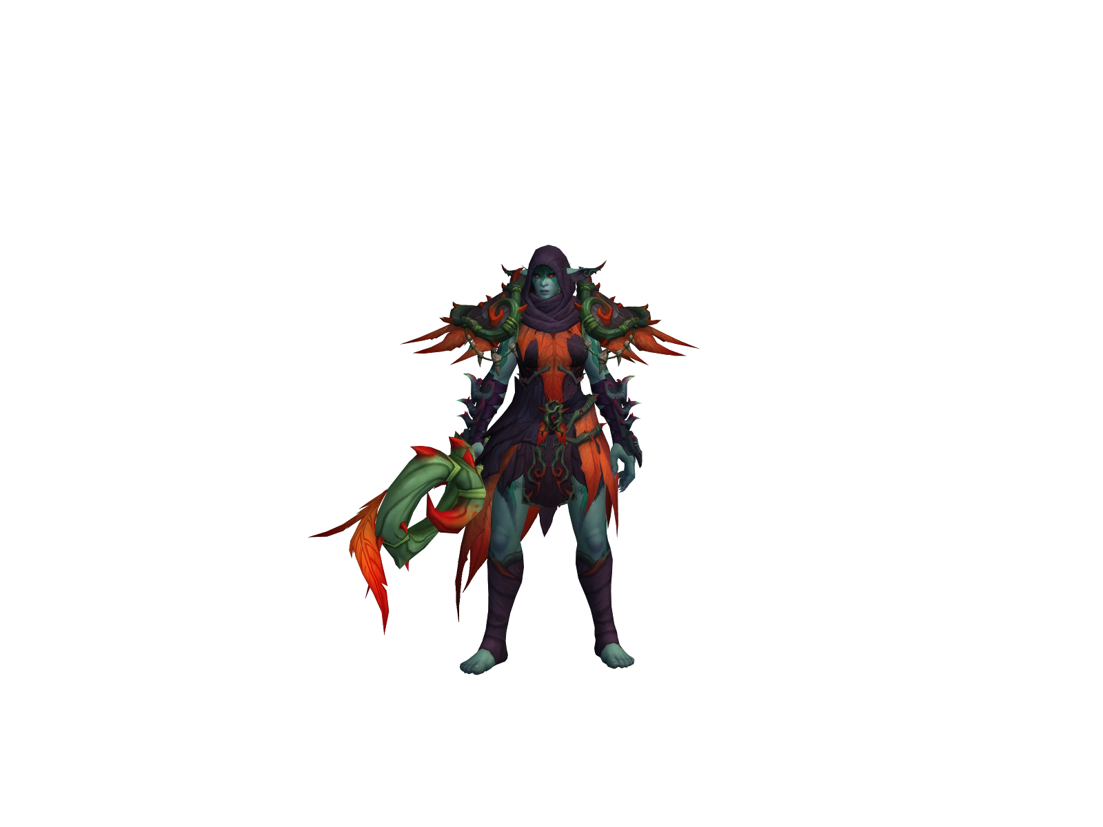 Maki 3D character render