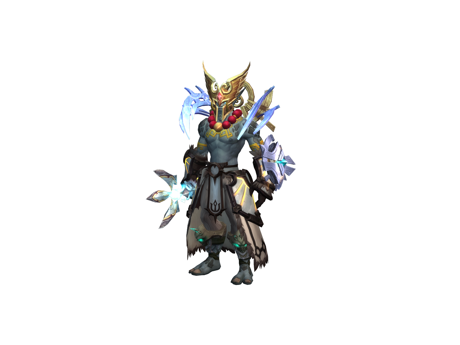 Holytemplar 3D character render