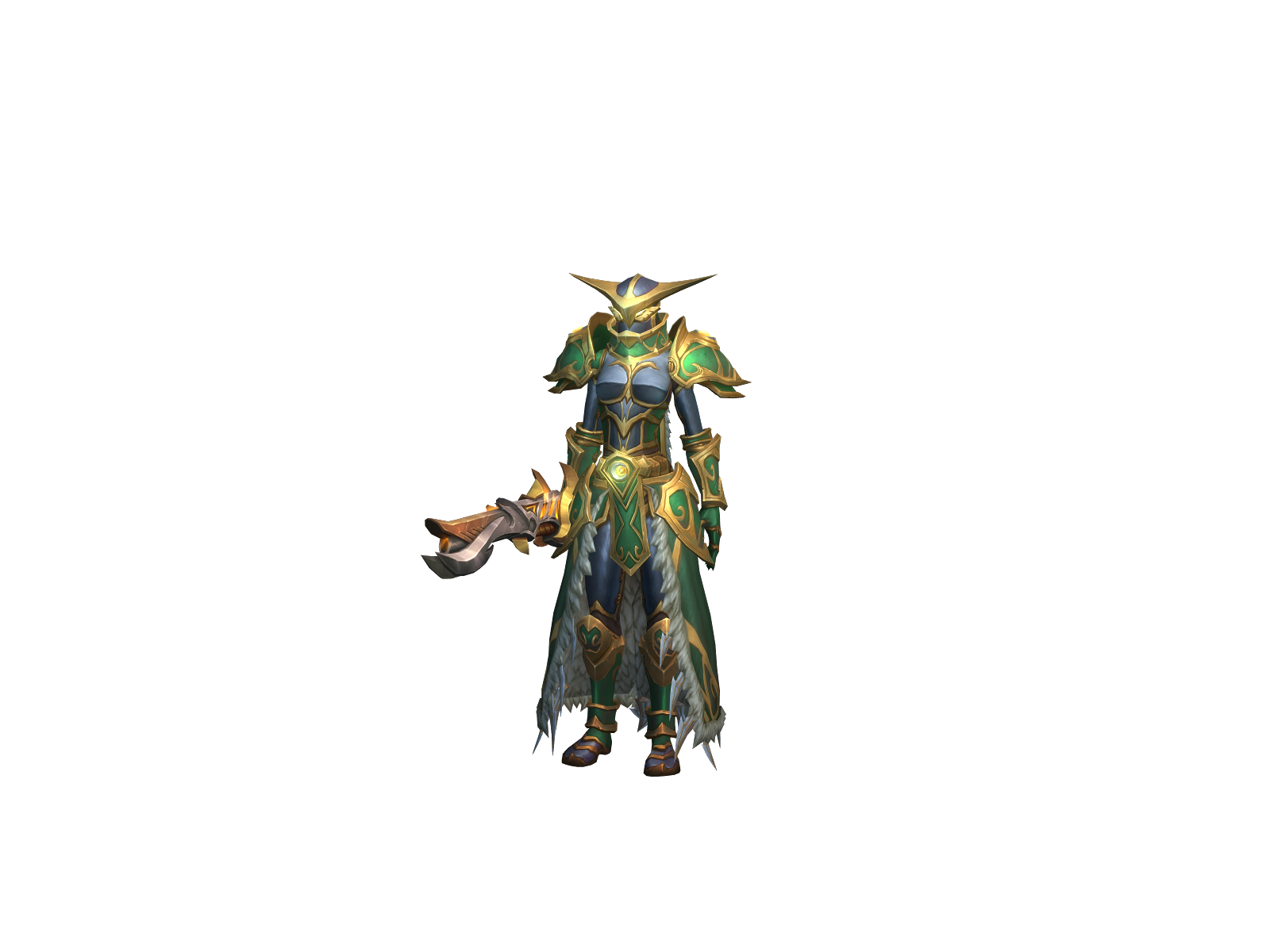 Linvala 3D character render