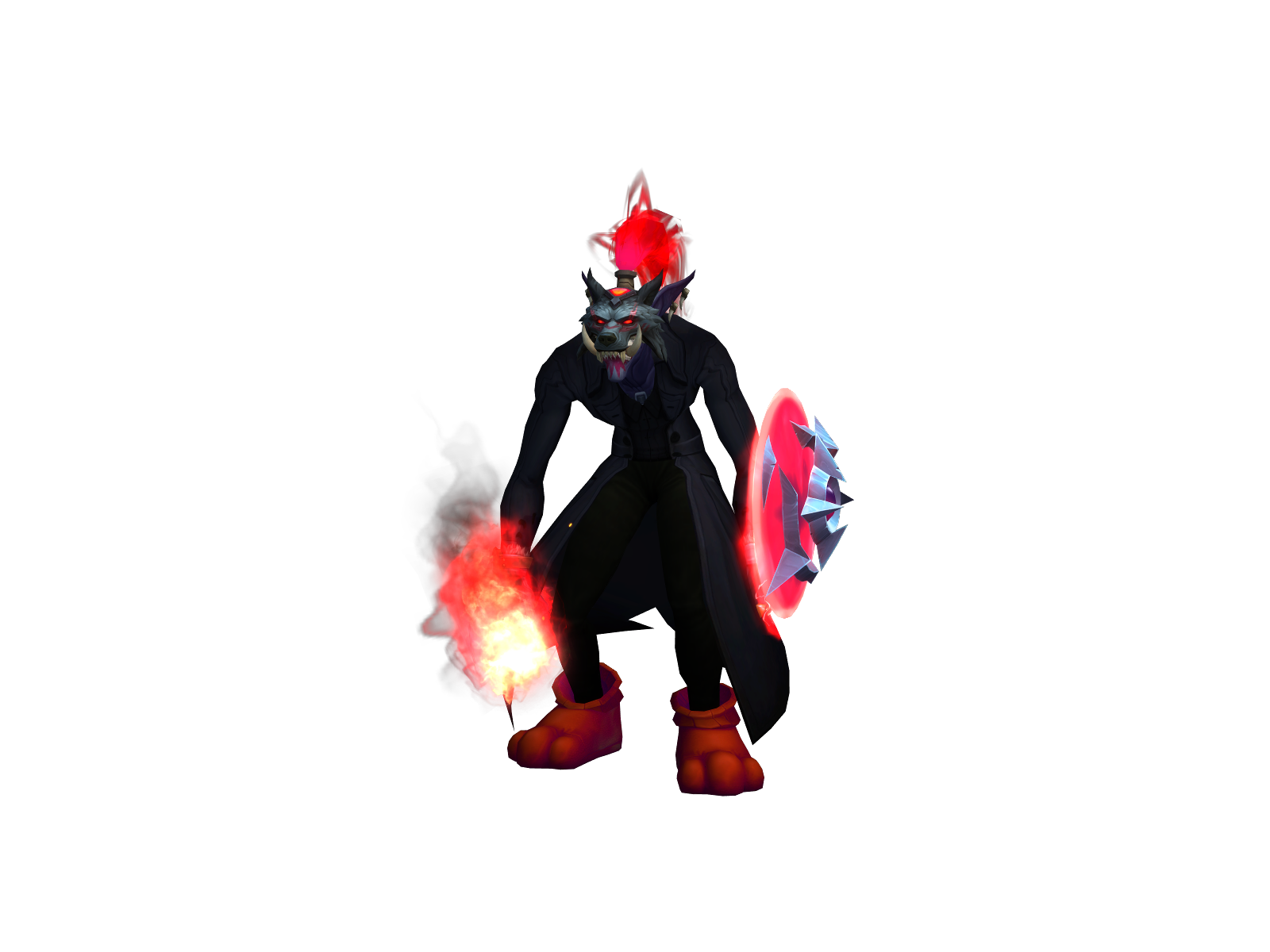 Ménlon 3D character render