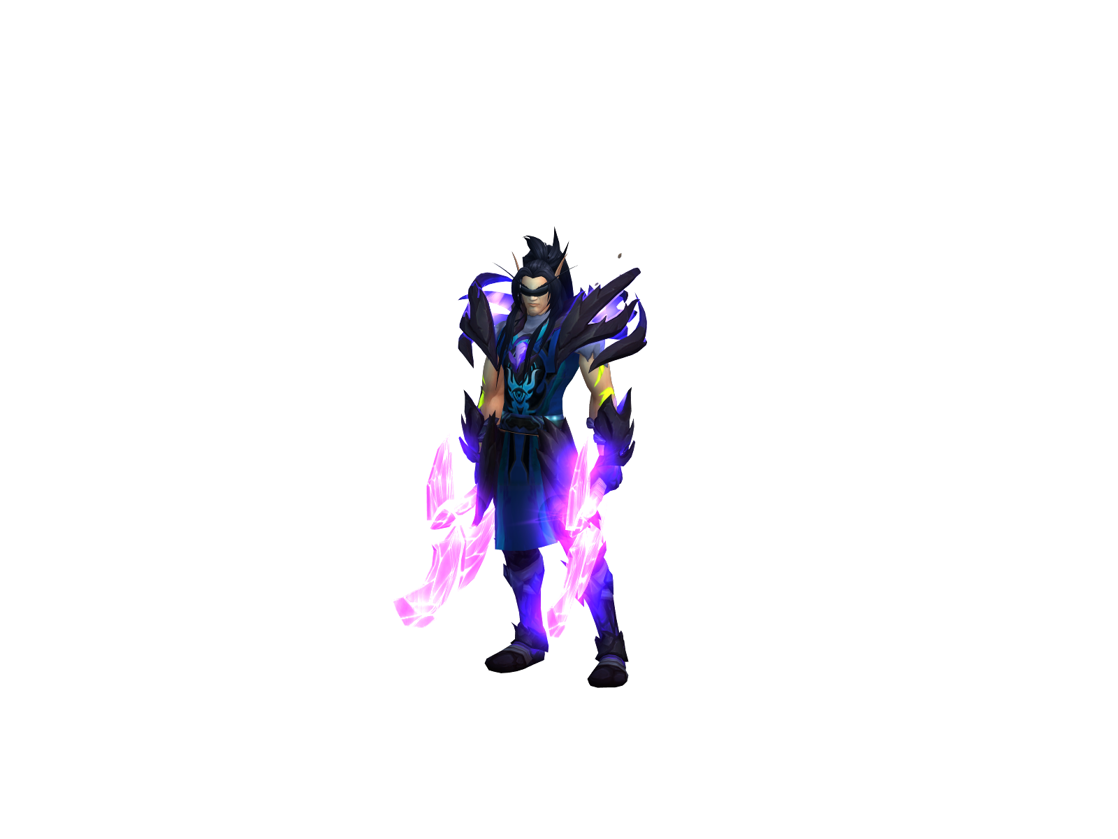 Wraithzerg 3D character render