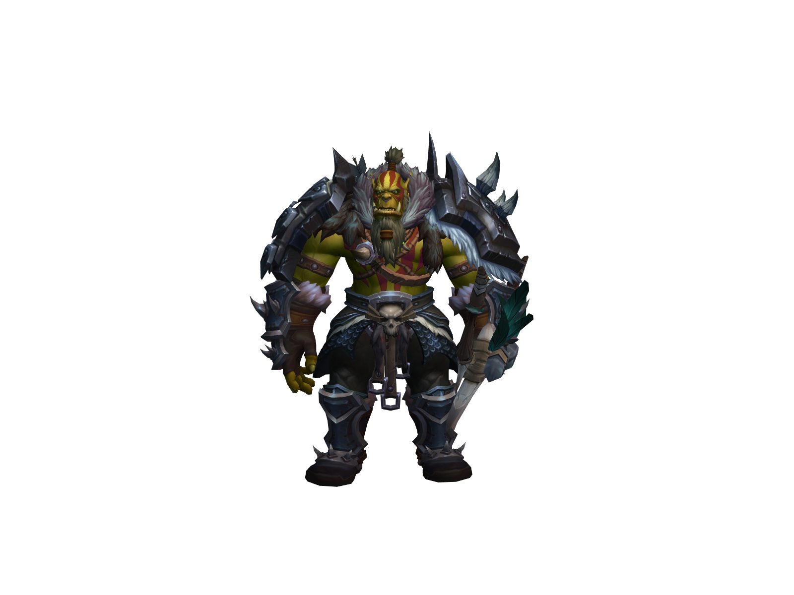 Gharox 3D character render
