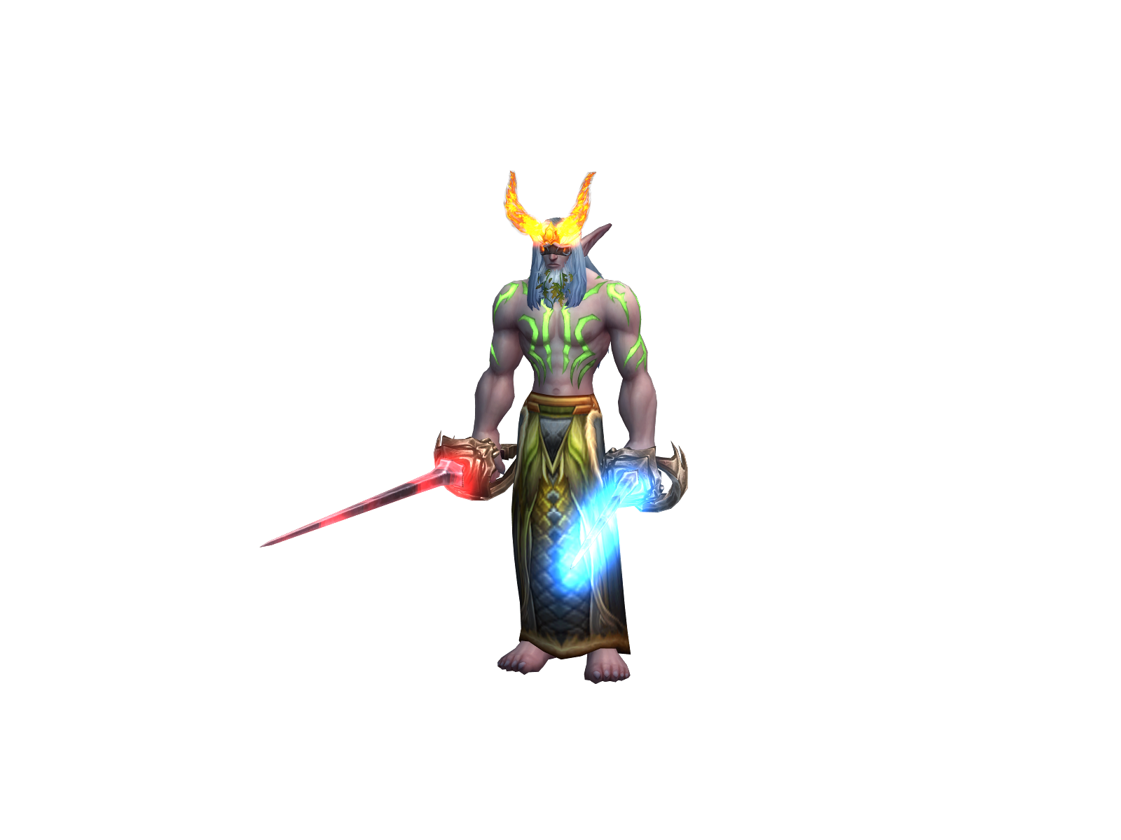 Elfmunter 3D character render