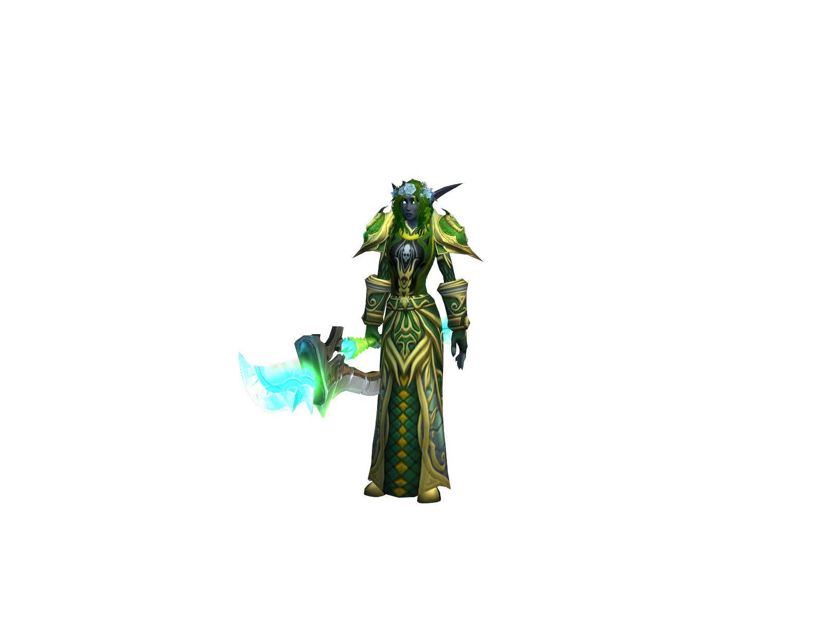 Leaf 3D character render