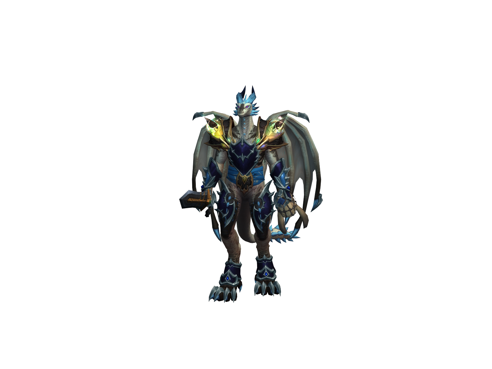 Lizardwizard 3D character render