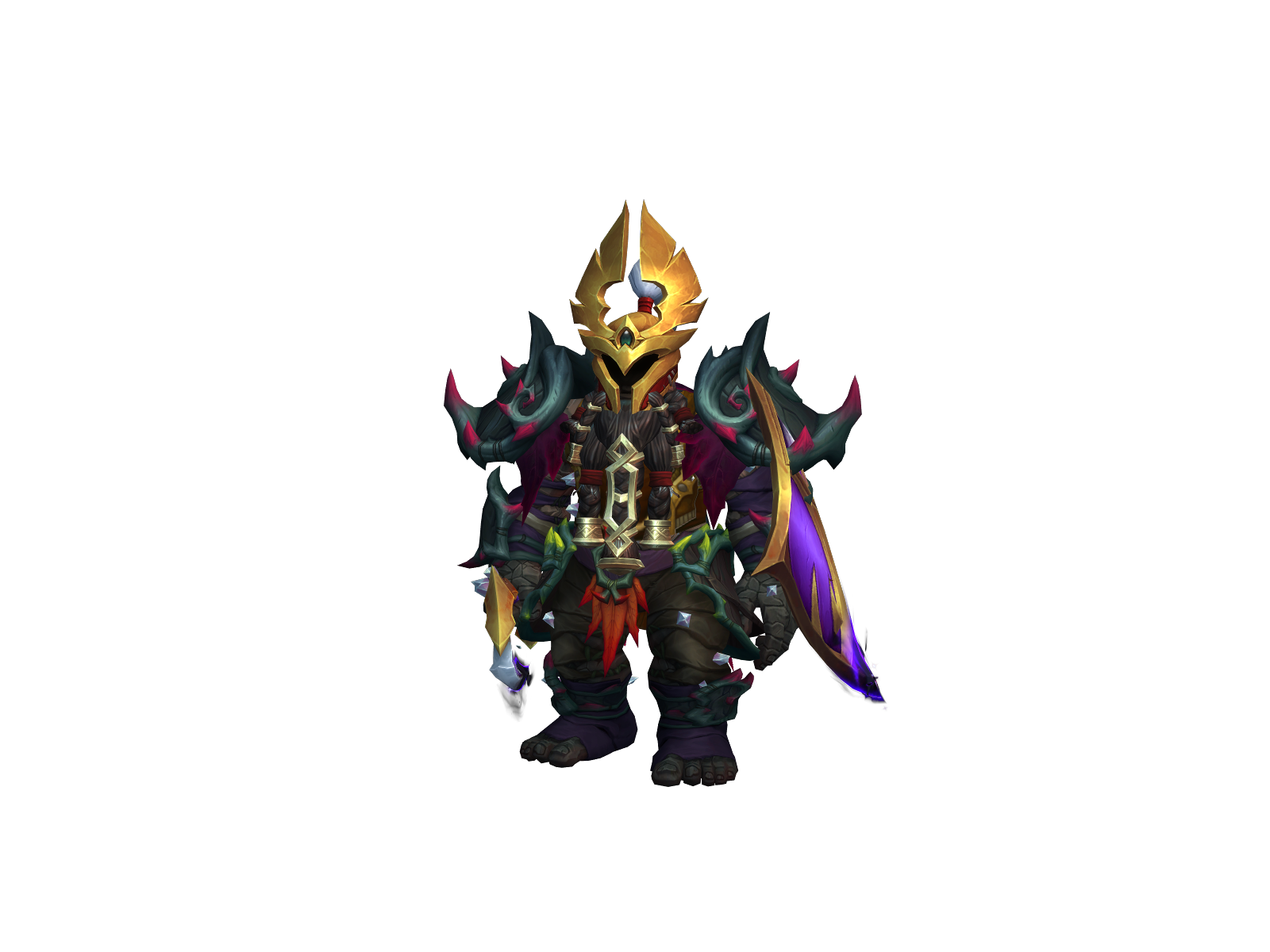 Fjall 3D character render