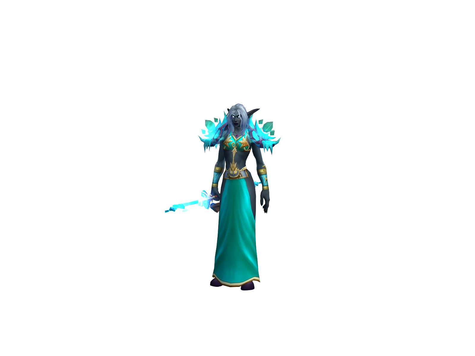 Waves 3D character render