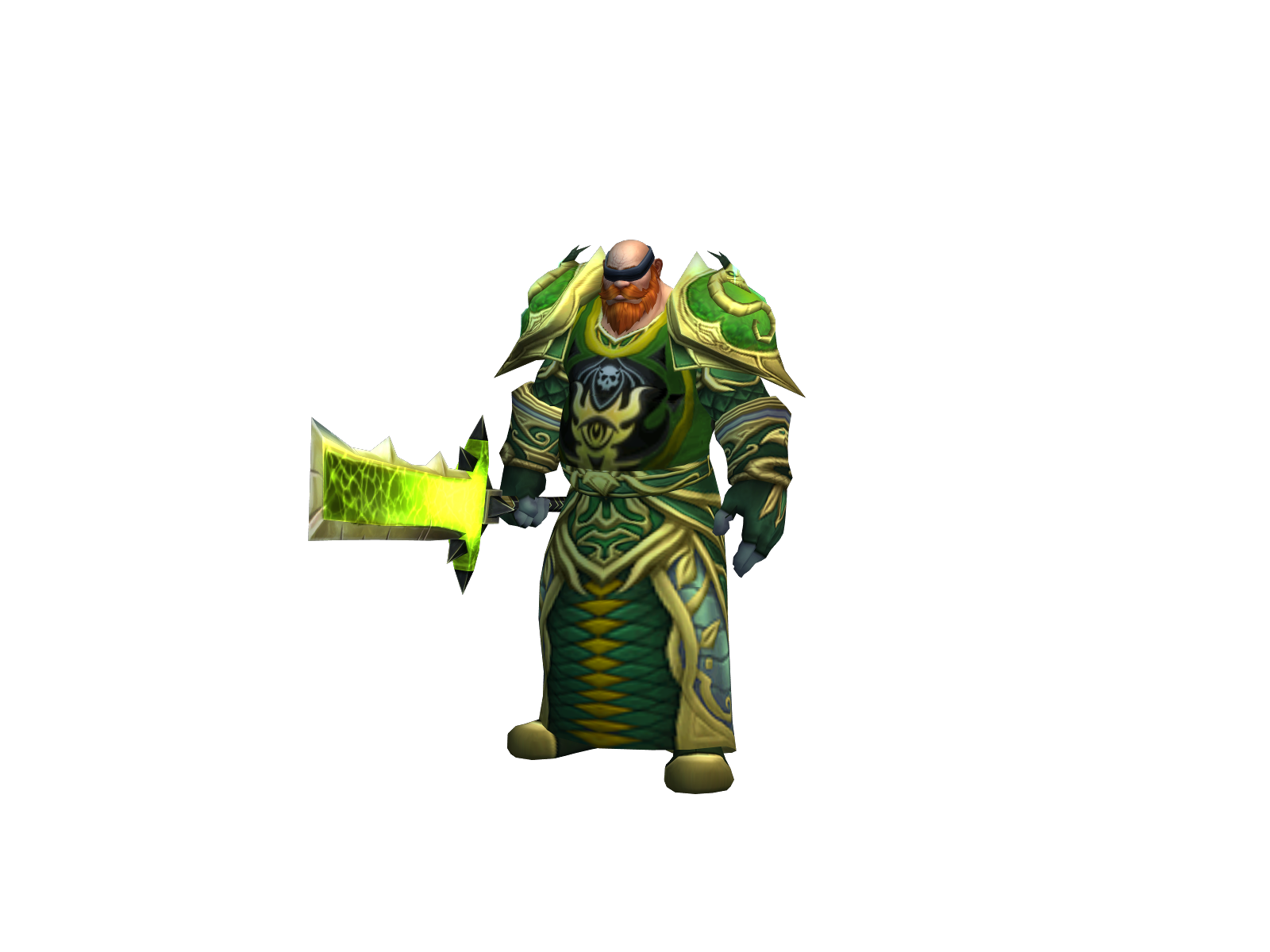 Shrug 3D character render