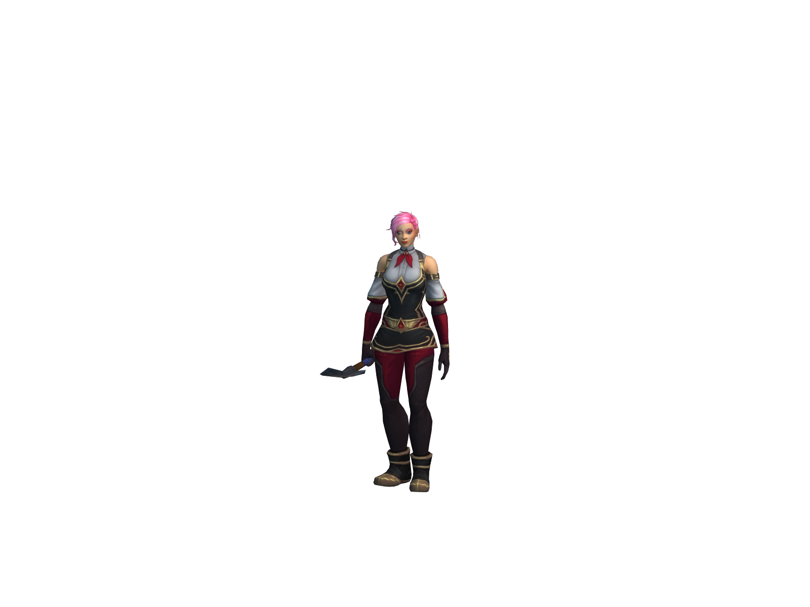 Punkstýlez 3D character render