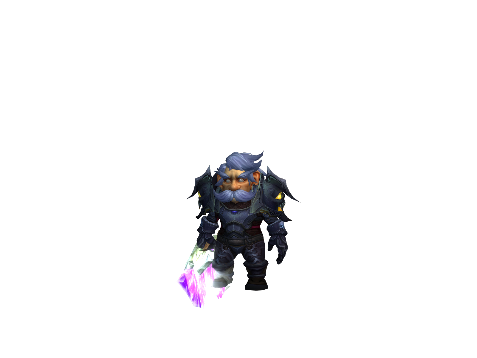 Peew 3D character render