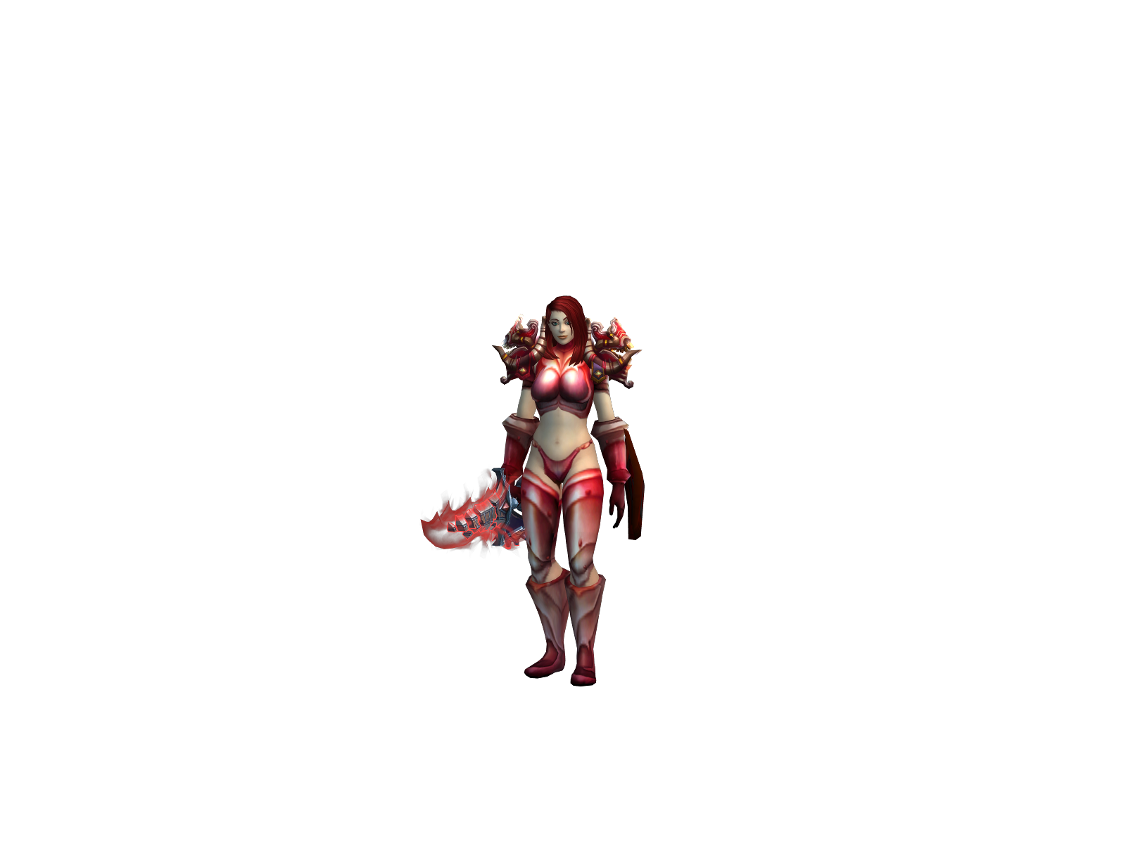 Paldrax 3D character render