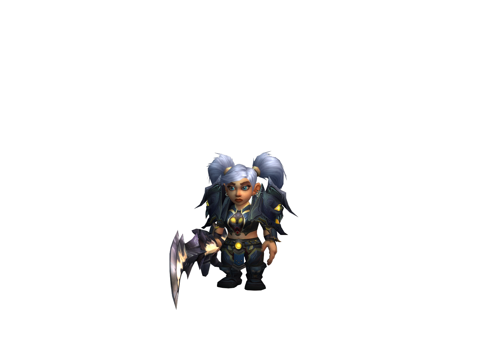 Nargie 3D character render