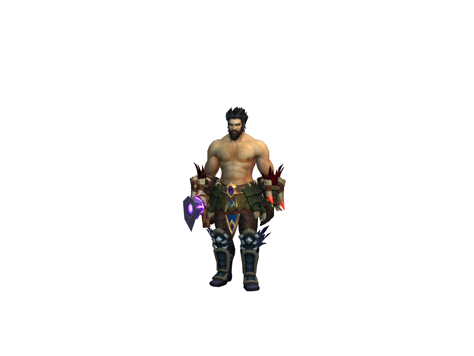 Naturevali 3D character render