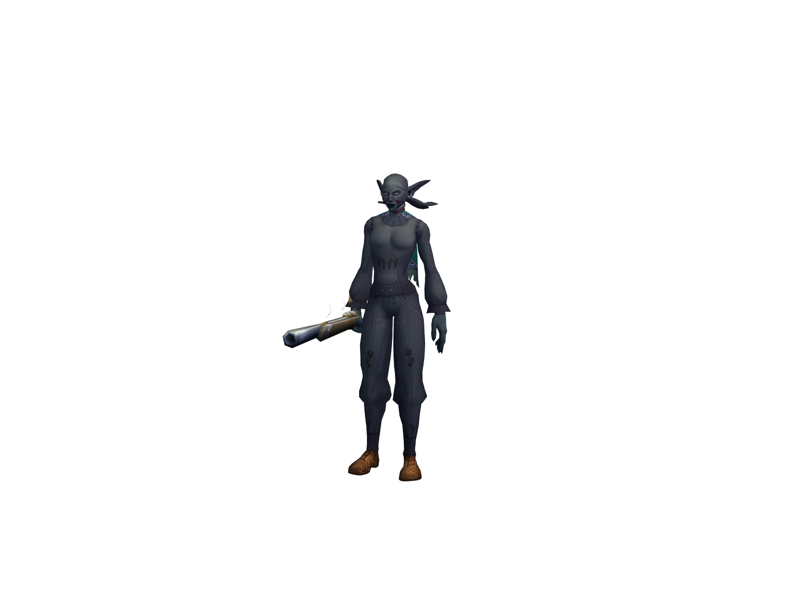 Clampin 3D character render