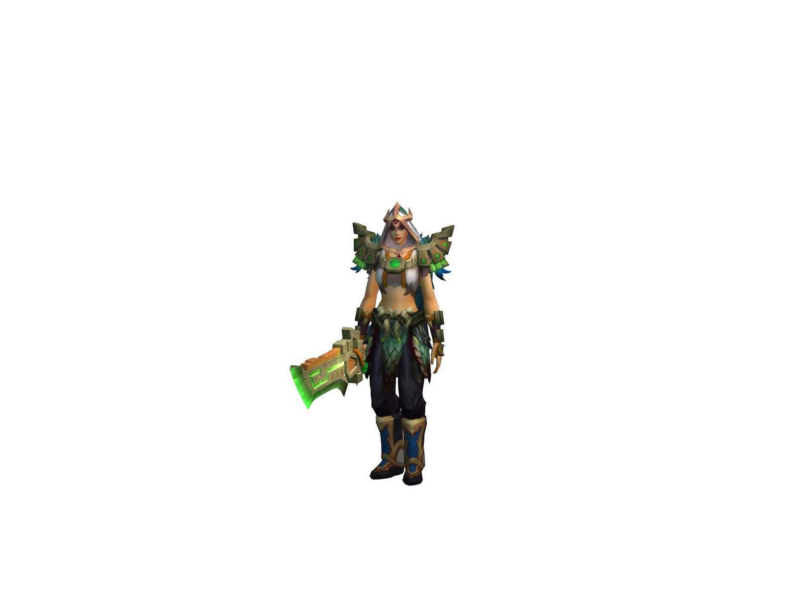 Ezalya 3D character render