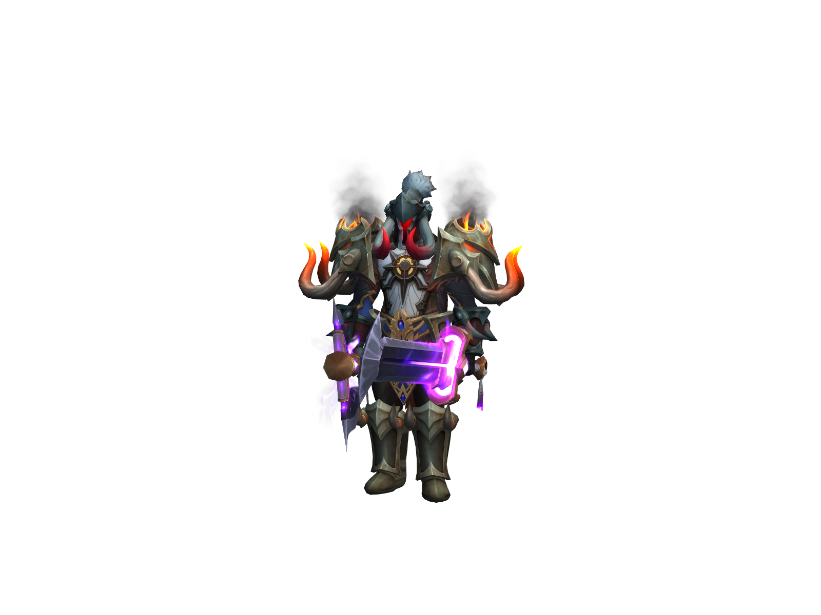 Borken 3D character render