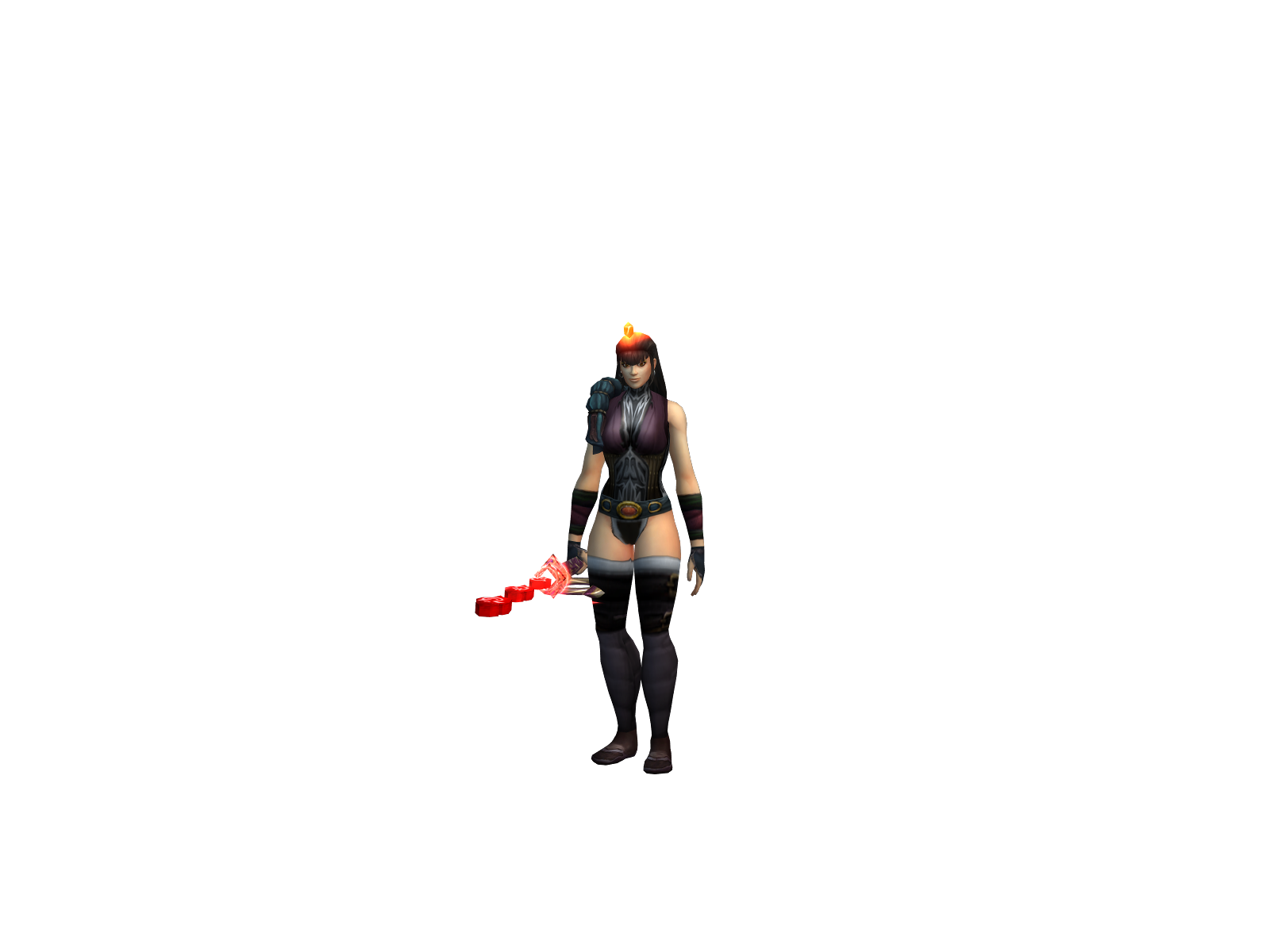 Cénnét 3D character render