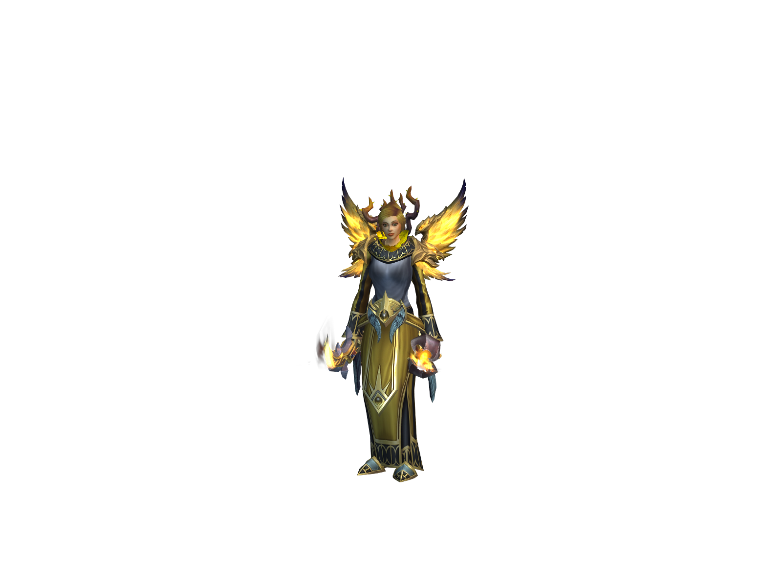 Dbails 3D character render