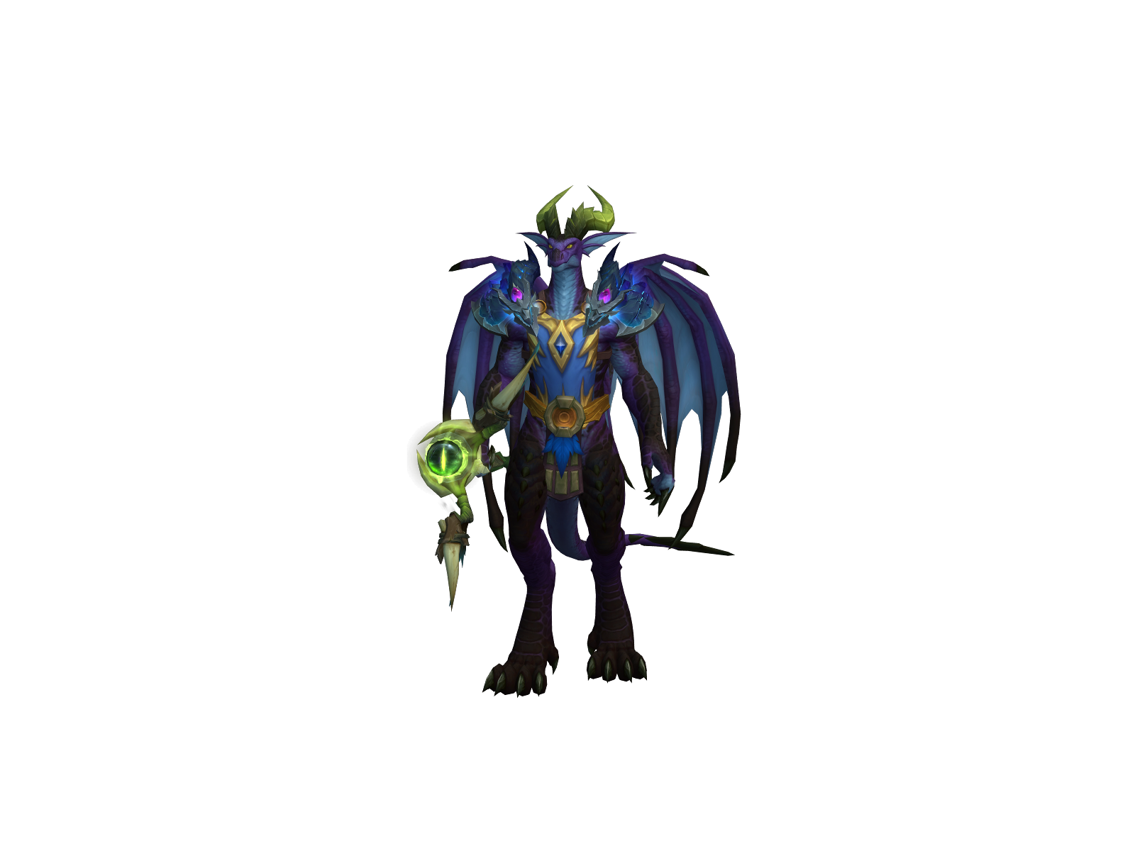 Drakinas 3D character render