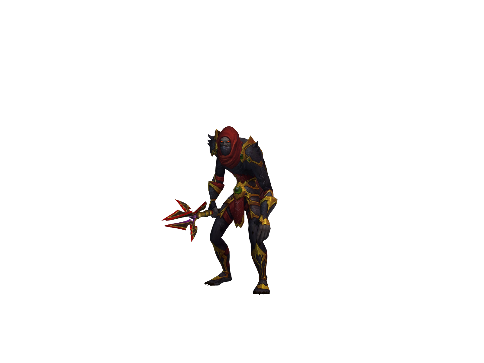Long 3D character render